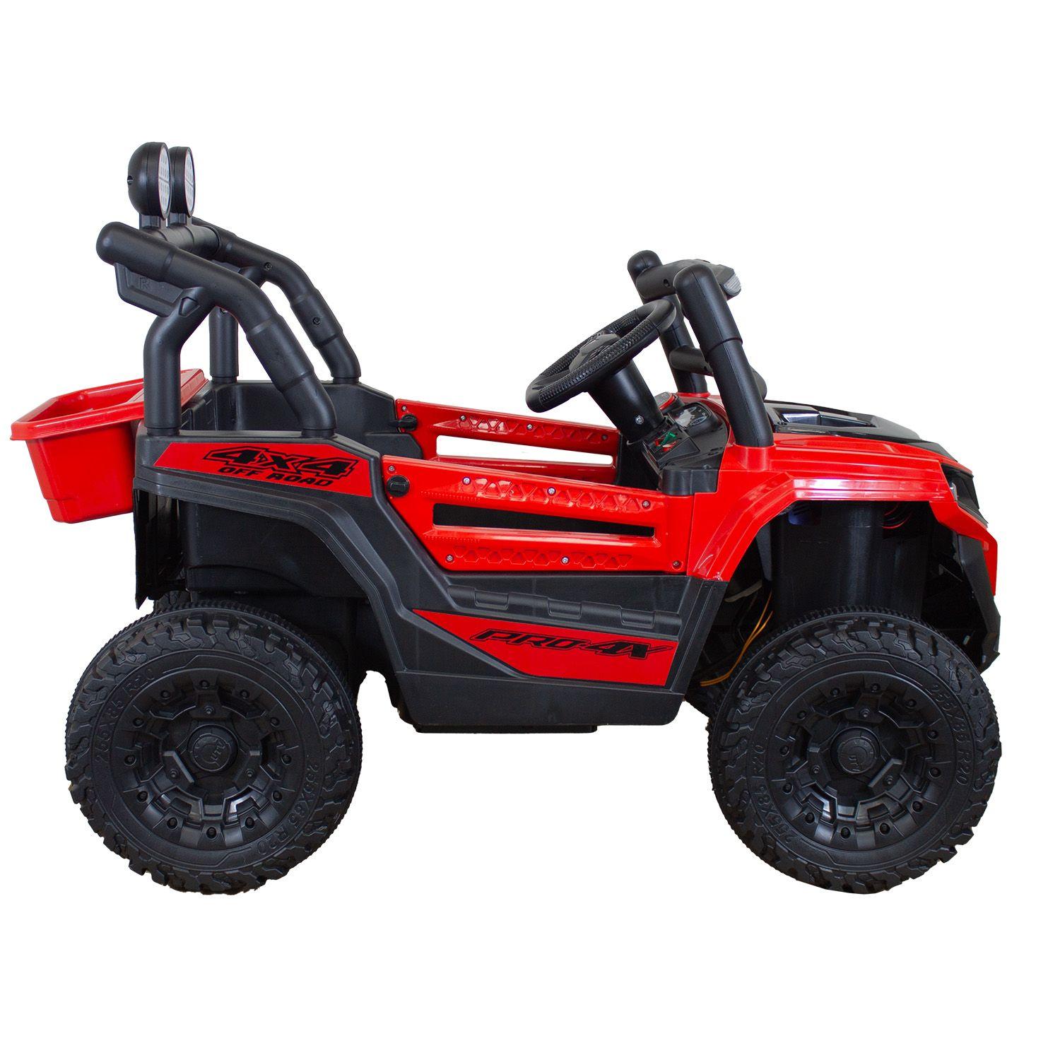 Auto Eléctrico Buggy Adventurer Niñas Niños Infantil Rojo-2