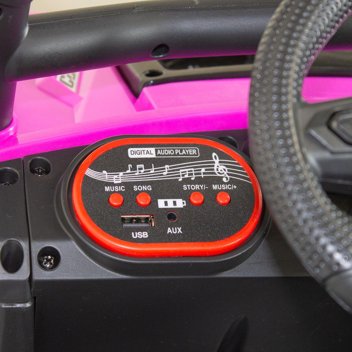 Auto Eléctrico Buggy Adventurer Niñas Niños Infantil Rojo-3