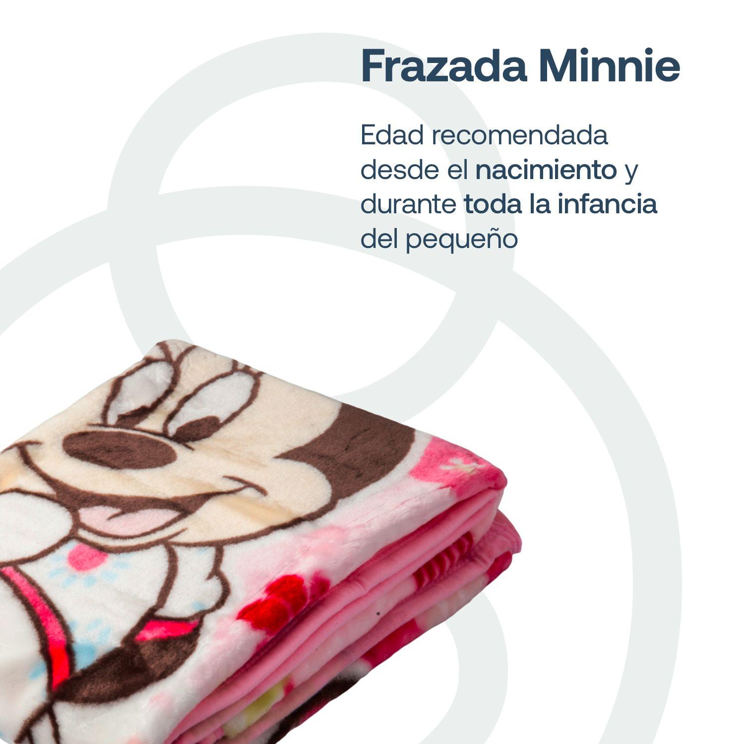 Manta Luxe Minnie Rosado Disney-1