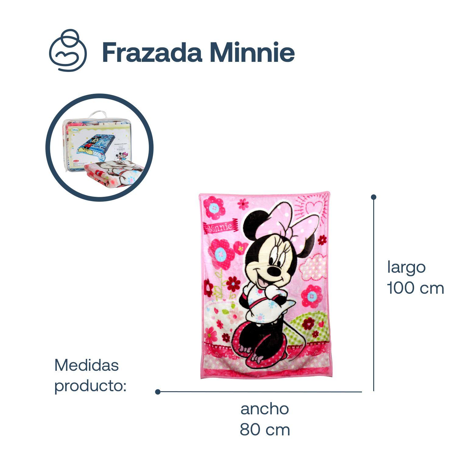 Manta Luxe Minnie Rosado Disney-6