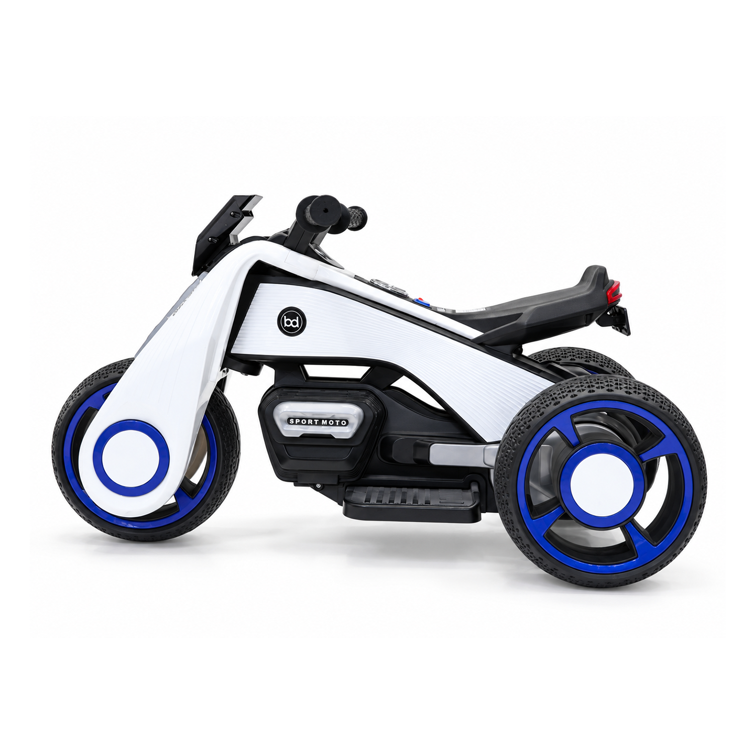 Moto a Batería Infantil BWMotor Blanca-2