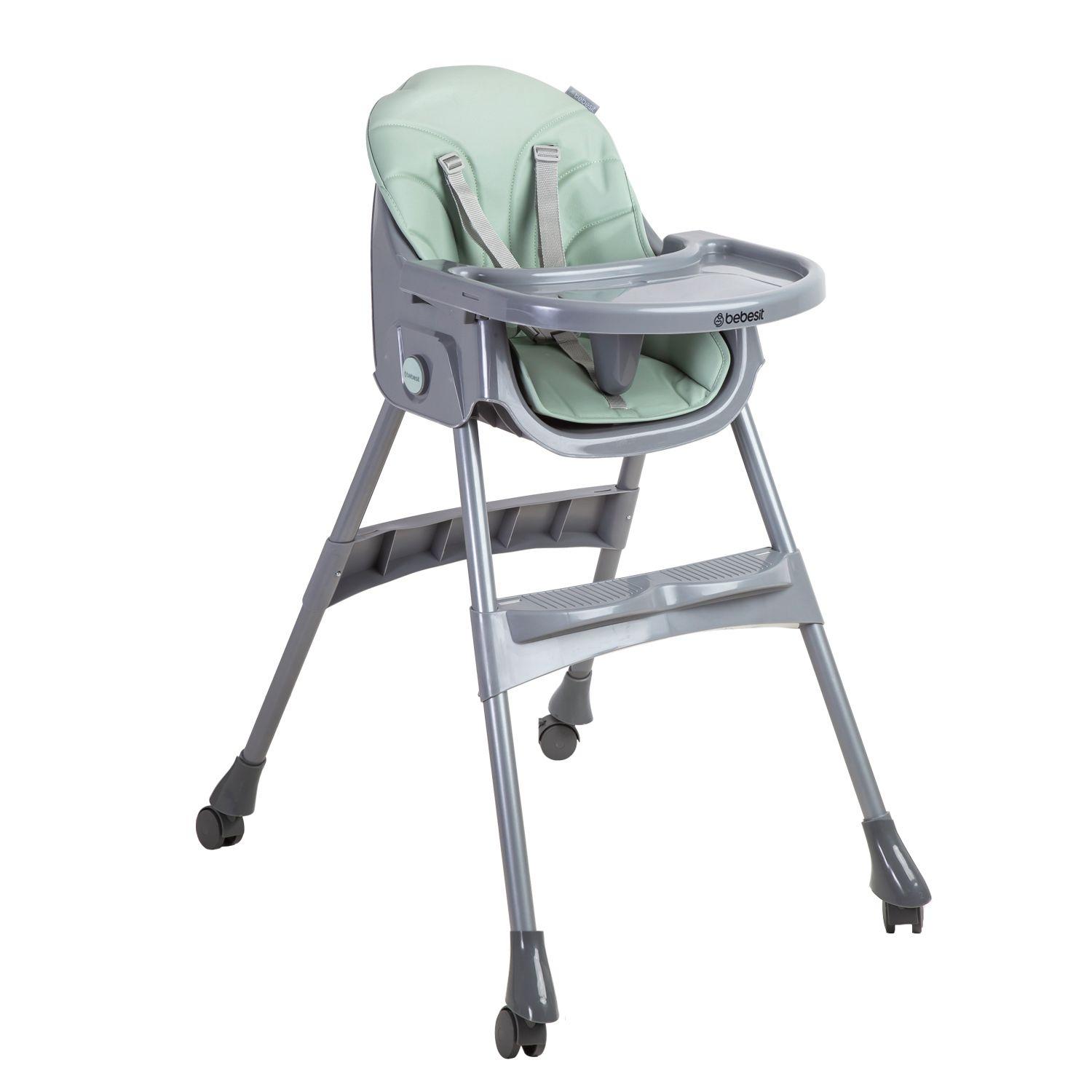 Silla de Comer Steps Verde Bebesit-1