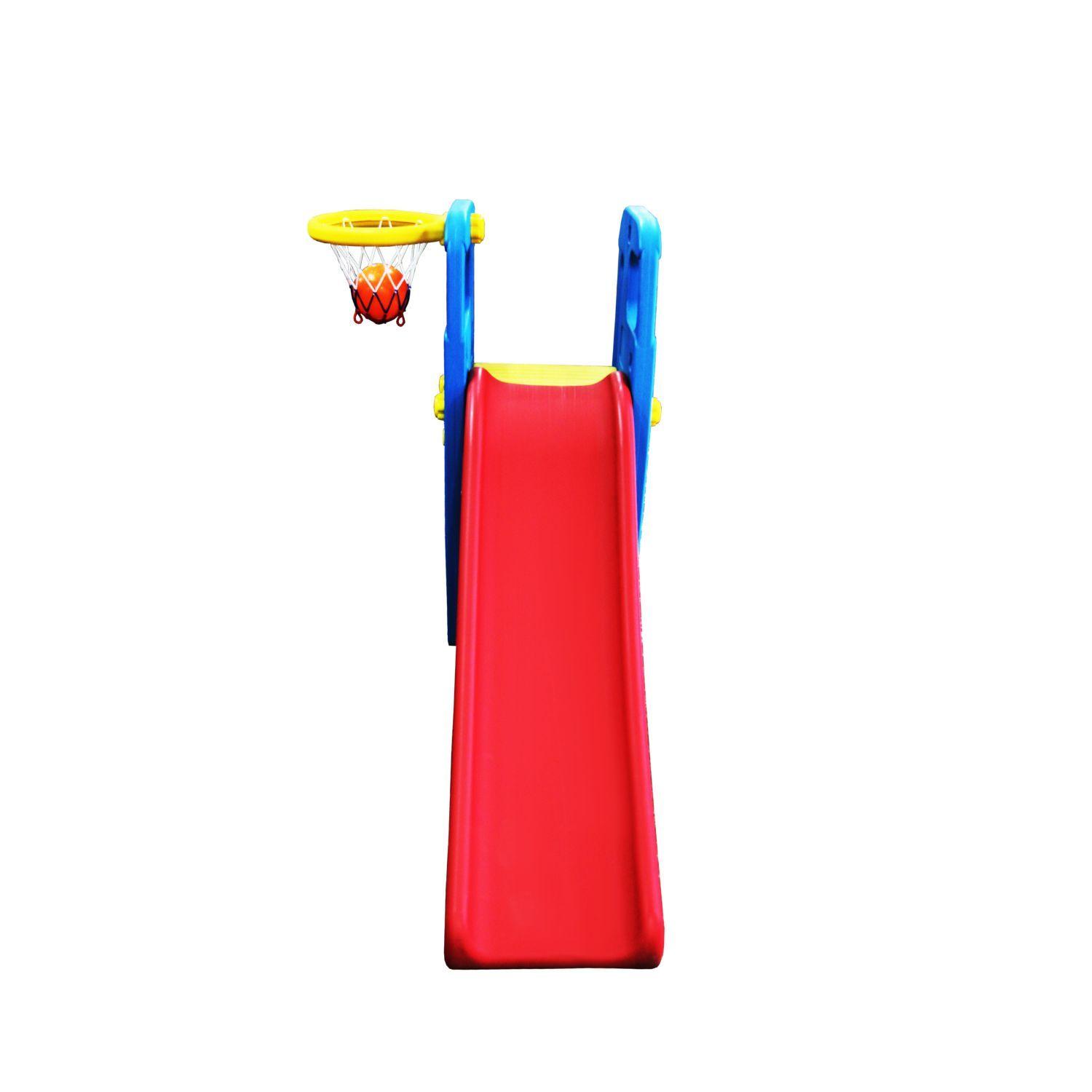 Tobogan 3 en 1 Con Cesta de Basquetbol Bebesit-3