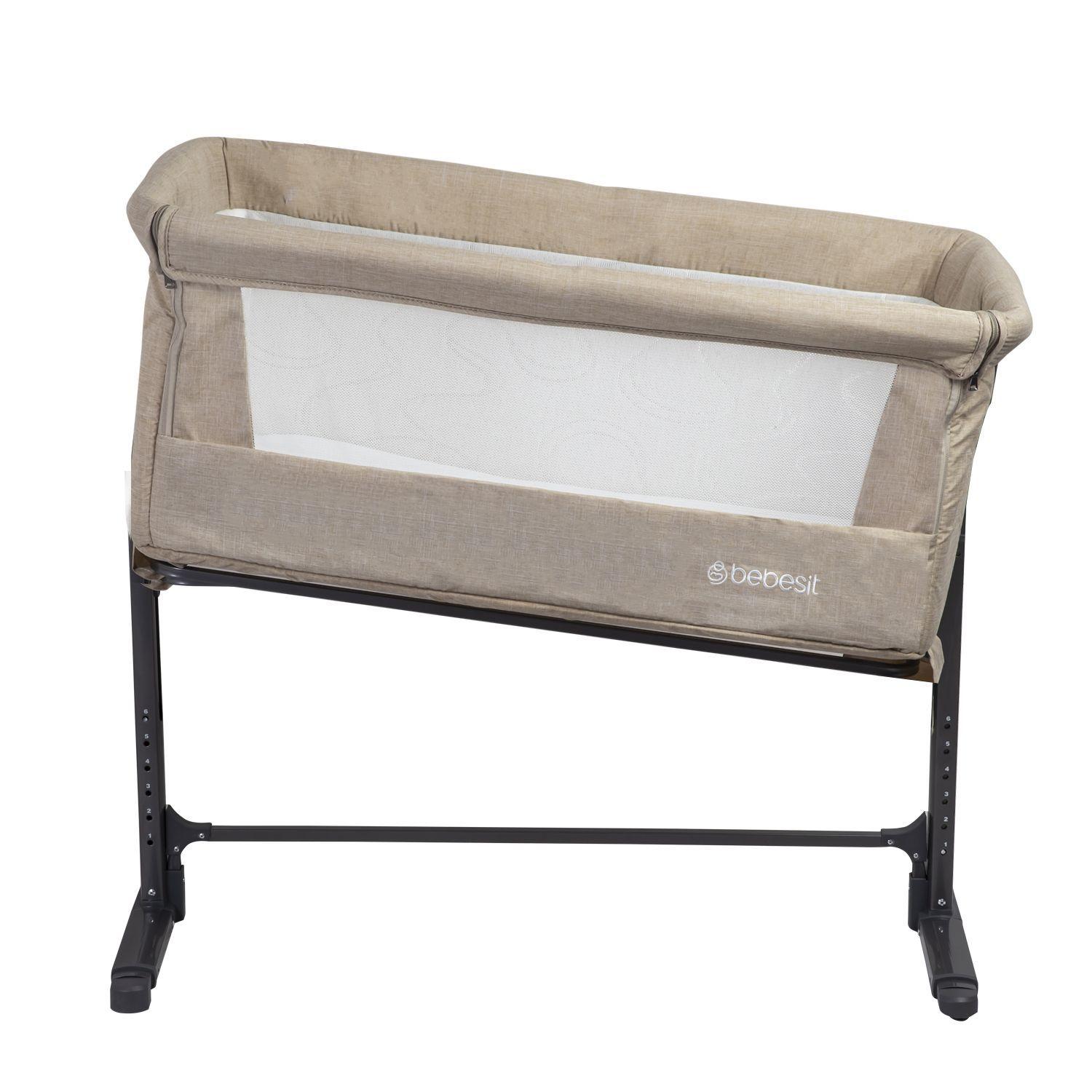 Cuna Colecho My Side Beige Bebesit-2