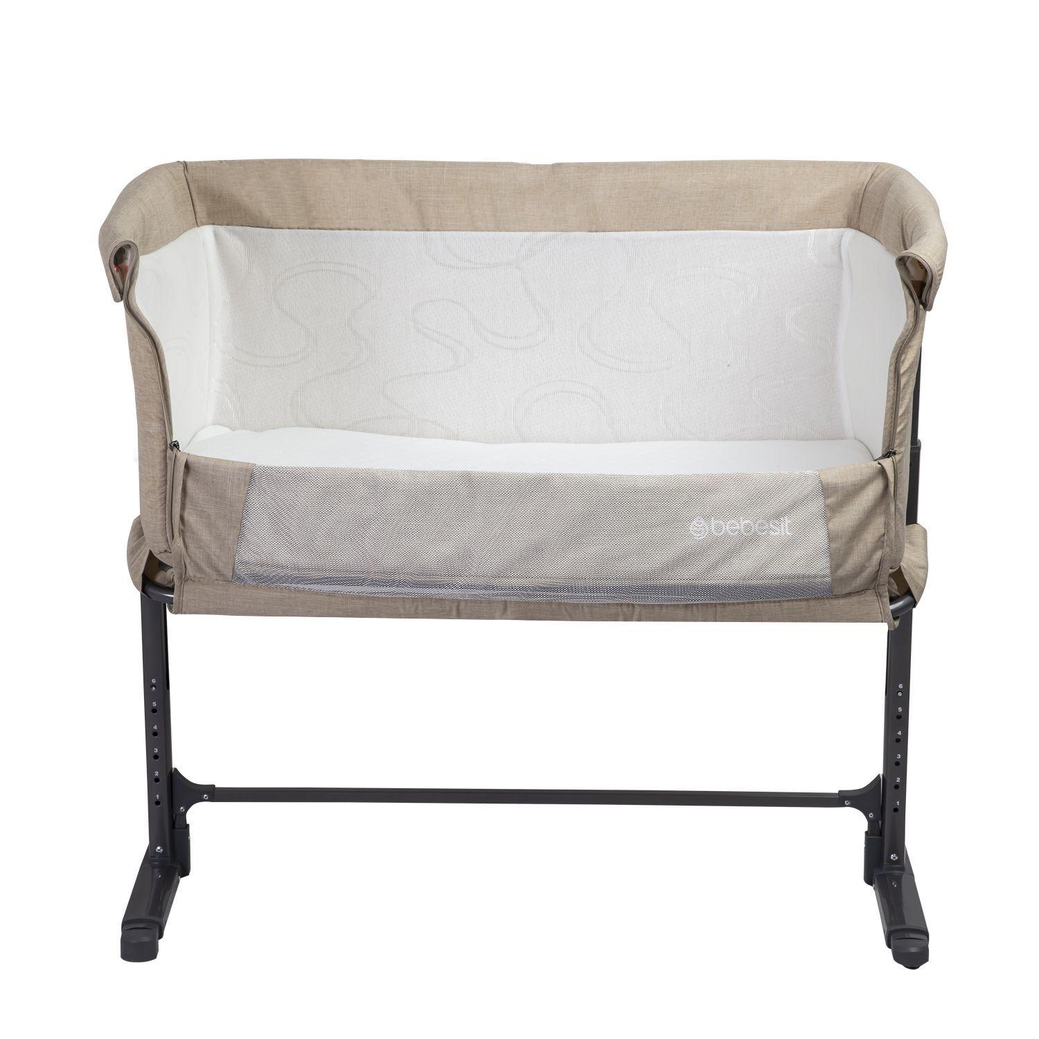 Cuna Colecho My Side Beige Bebesit-4