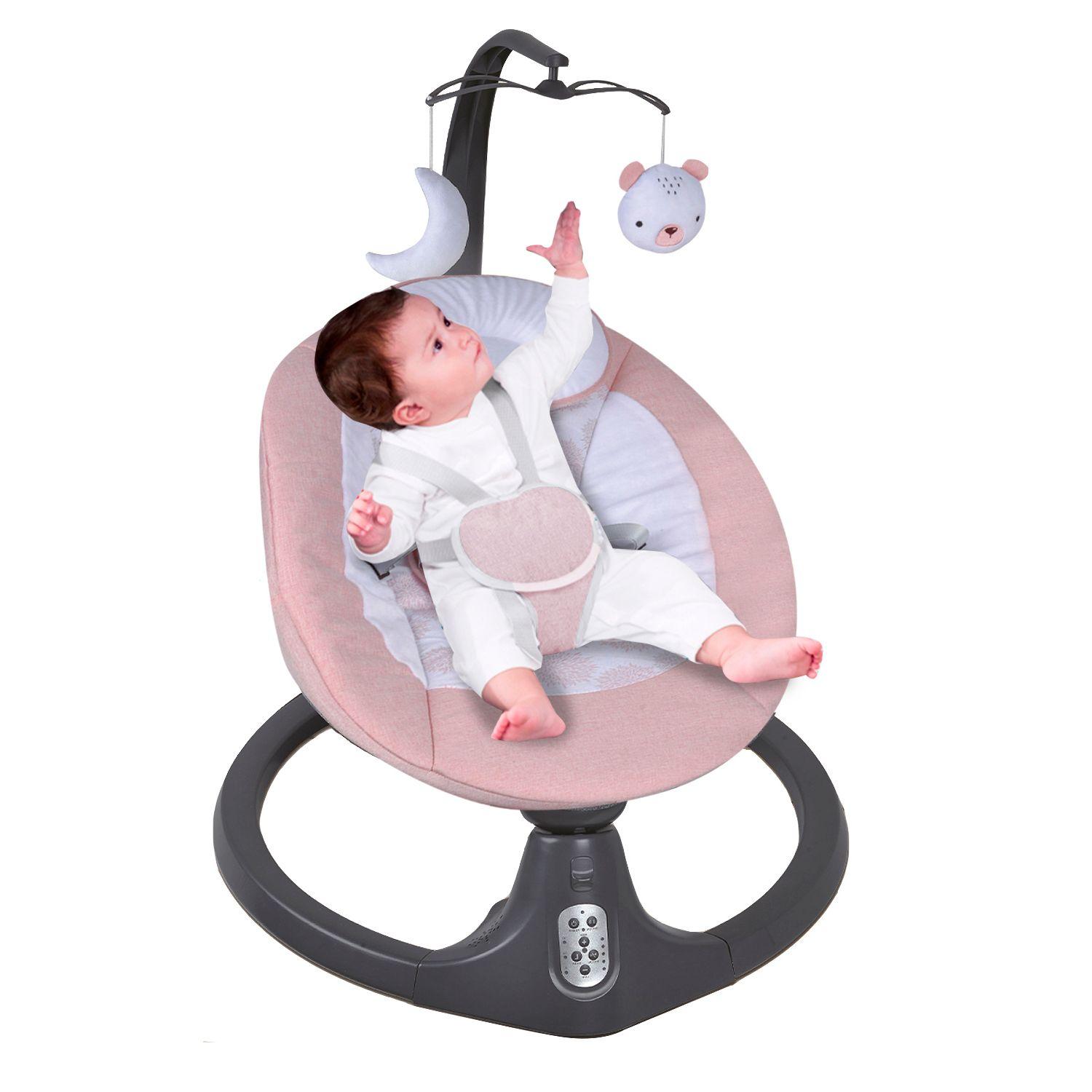Silla Nido Baby Swing Rosado Bebesit-5