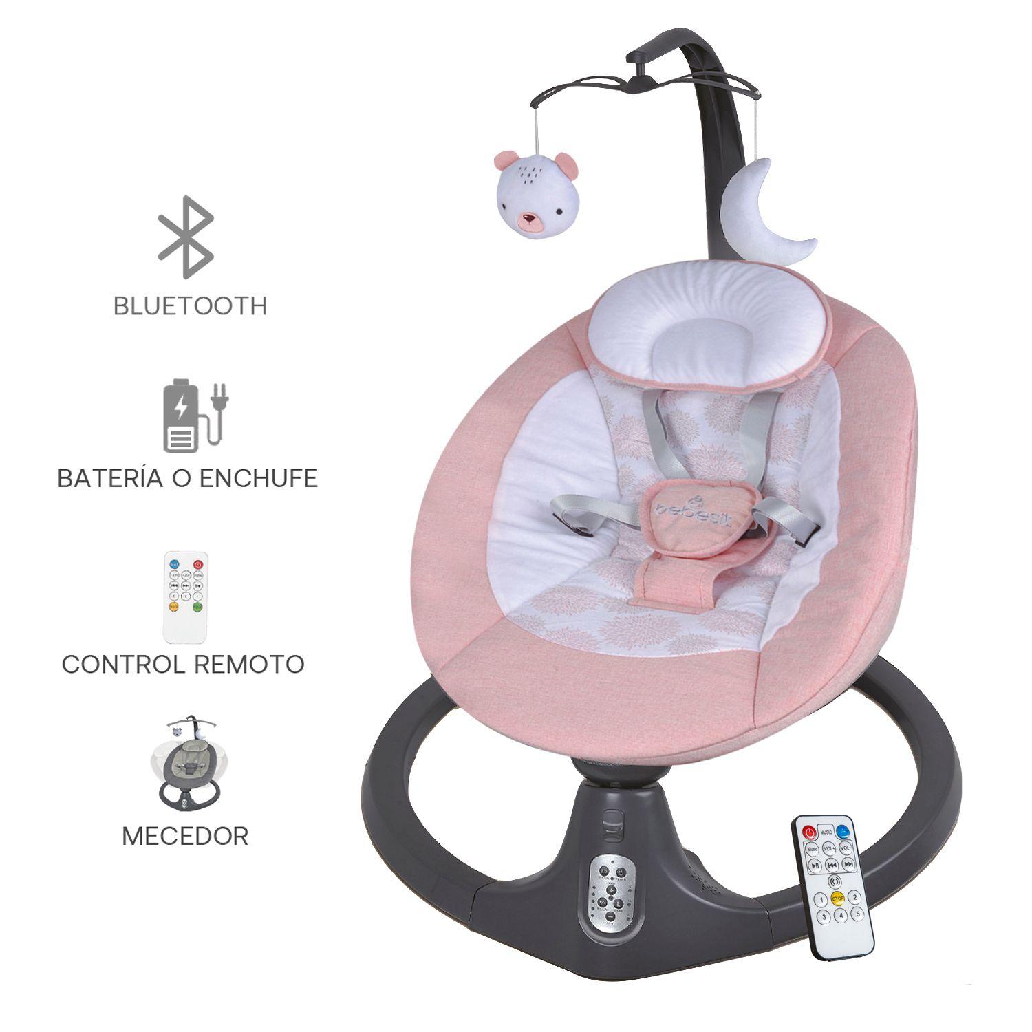 Silla Nido Baby Swing Rosado Bebesit-4