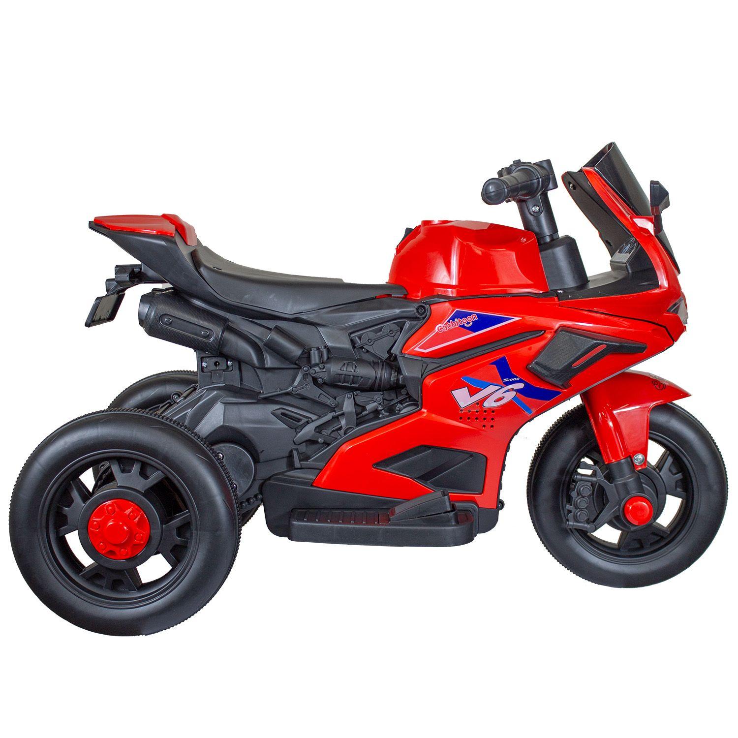 Trimoto MotoGP Niños Infantil 6V a Batería Rojo-2