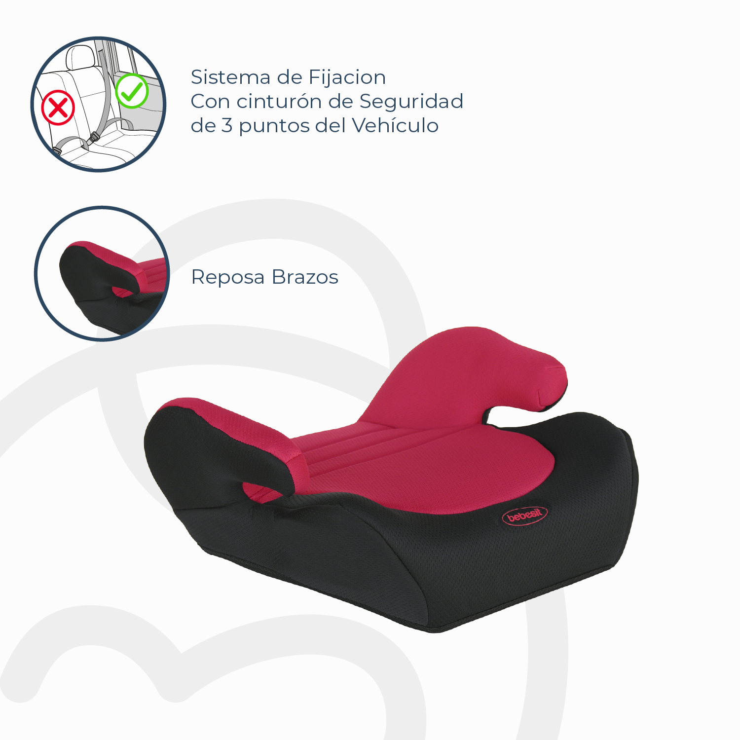 Alzador CS101 Rojo Bebesit-3