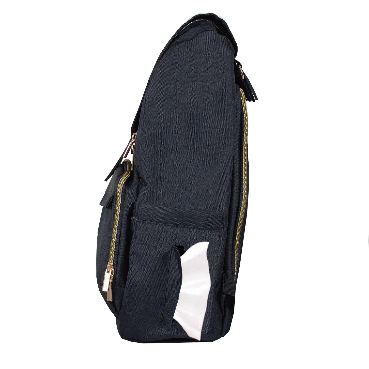 Mochila Maternal Diseño Premium Black Gold-2