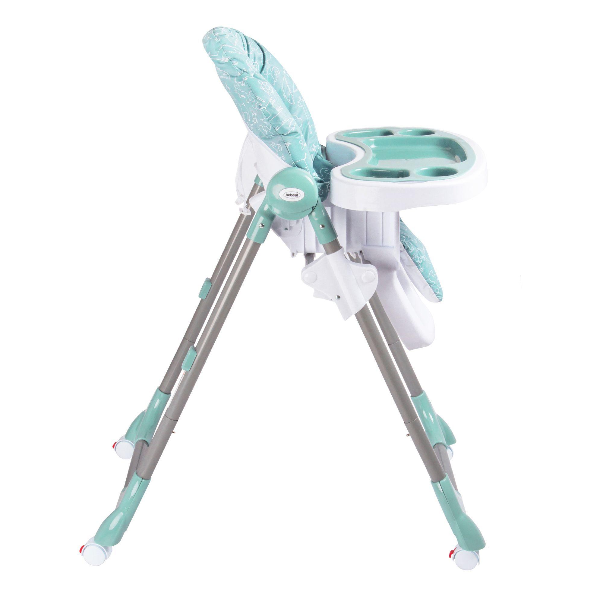 Silla de Comer Snack SX Verde Bebesit-6