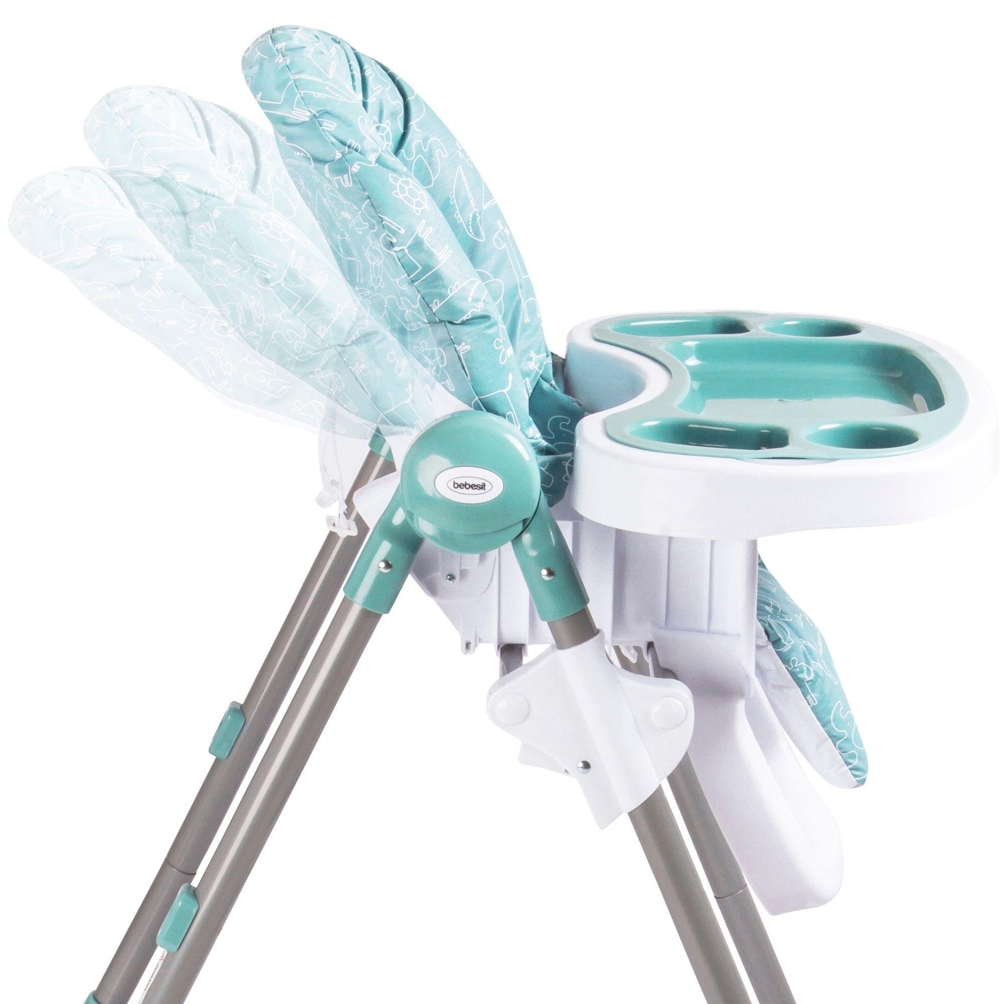 Silla de Comer Snack SX Verde Bebesit-5