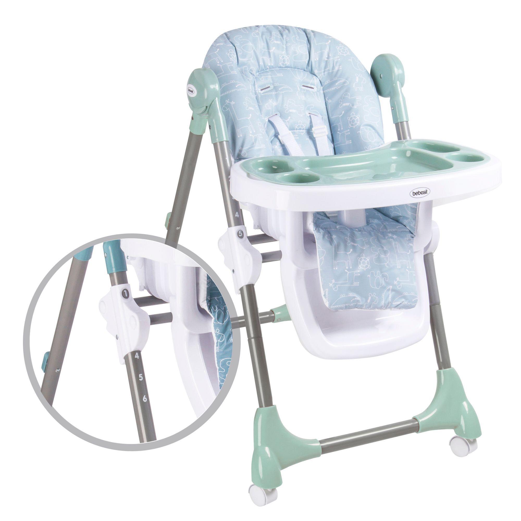 Silla de Comer Snack SX Verde Bebesit-1