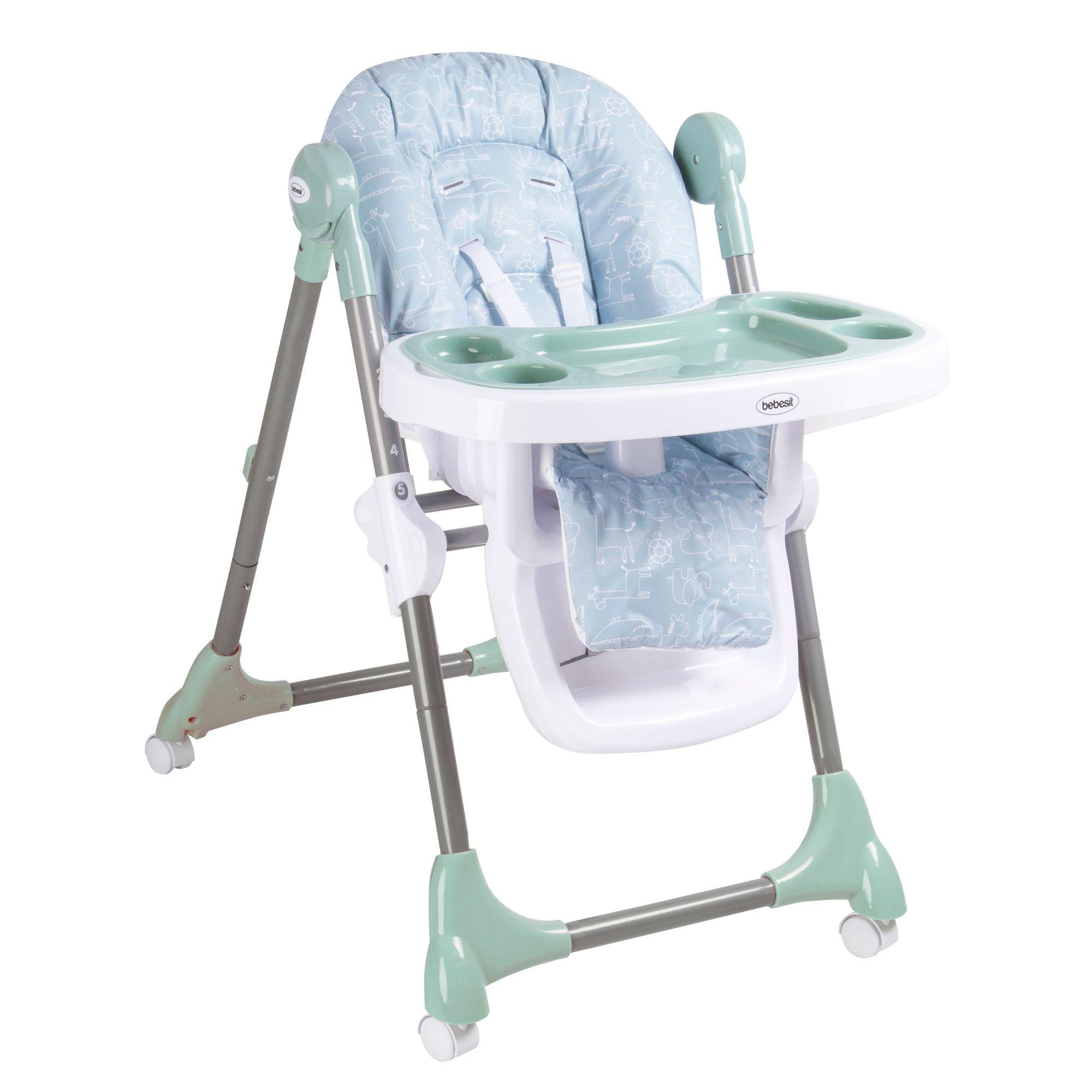 Silla de Comer Snack SX Verde Bebesit-0