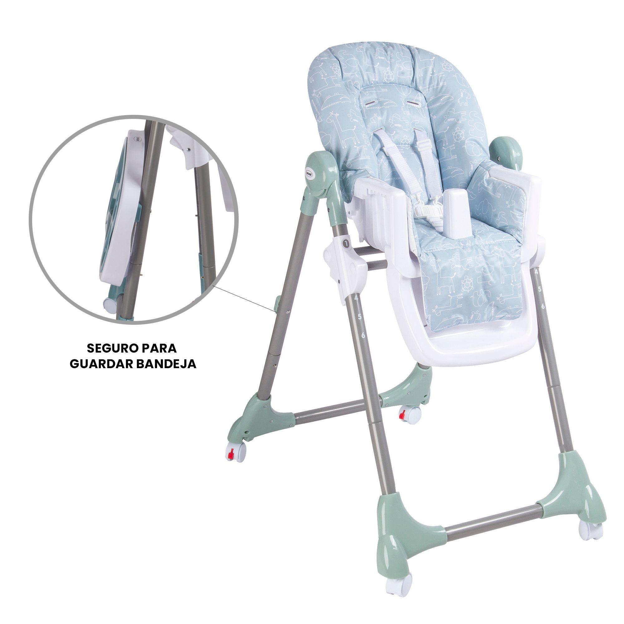 Silla de Comer Snack SX Verde Bebesit-3