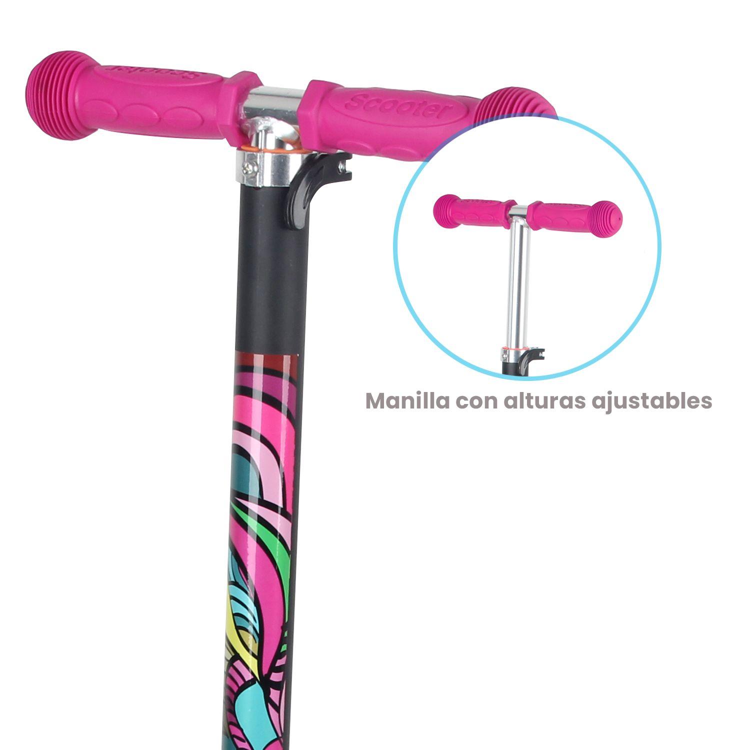 Scooter Infantil Maxi Rosado Bebesit-1