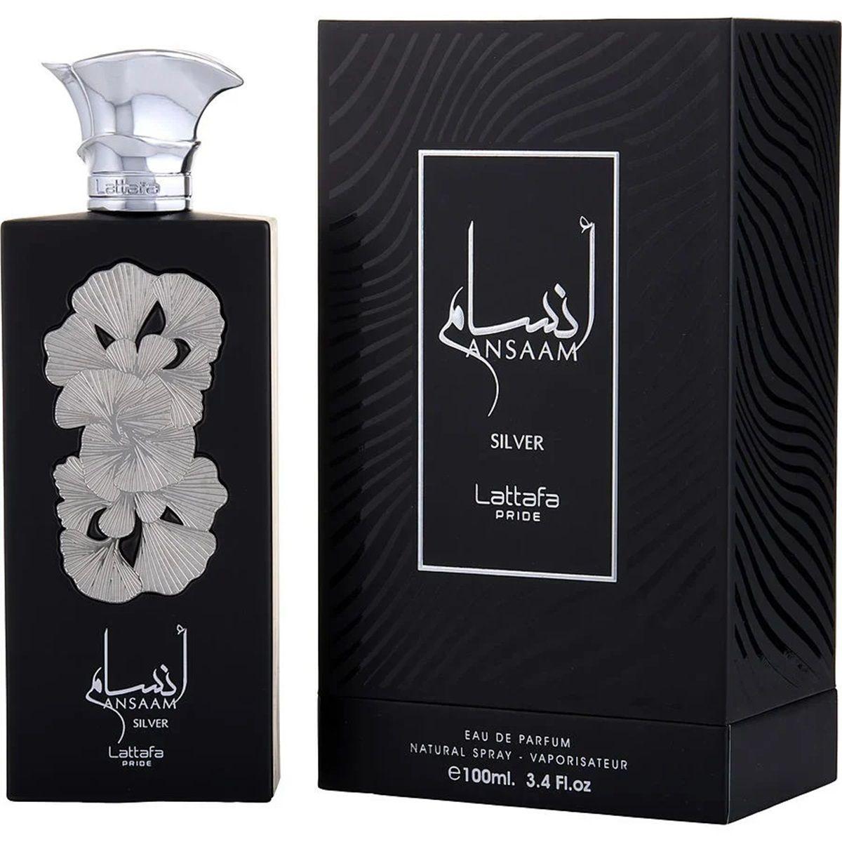 Perfume Lattafa Pride Ansaam Silver EDP 100 Ml Unisex-2