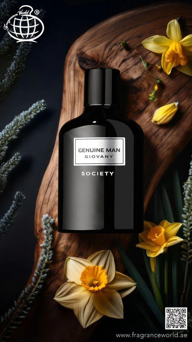 Perfume Fragrance World Genuine Man Giovany Society EDP 100 Ml Hombres-2