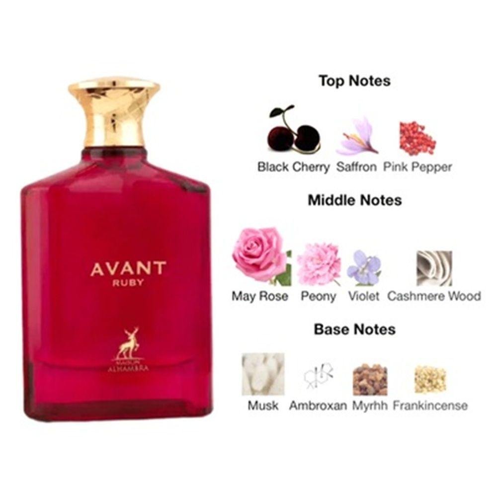 Maison Alhambra Avant Ruby EDP 100 Ml Mujer-2