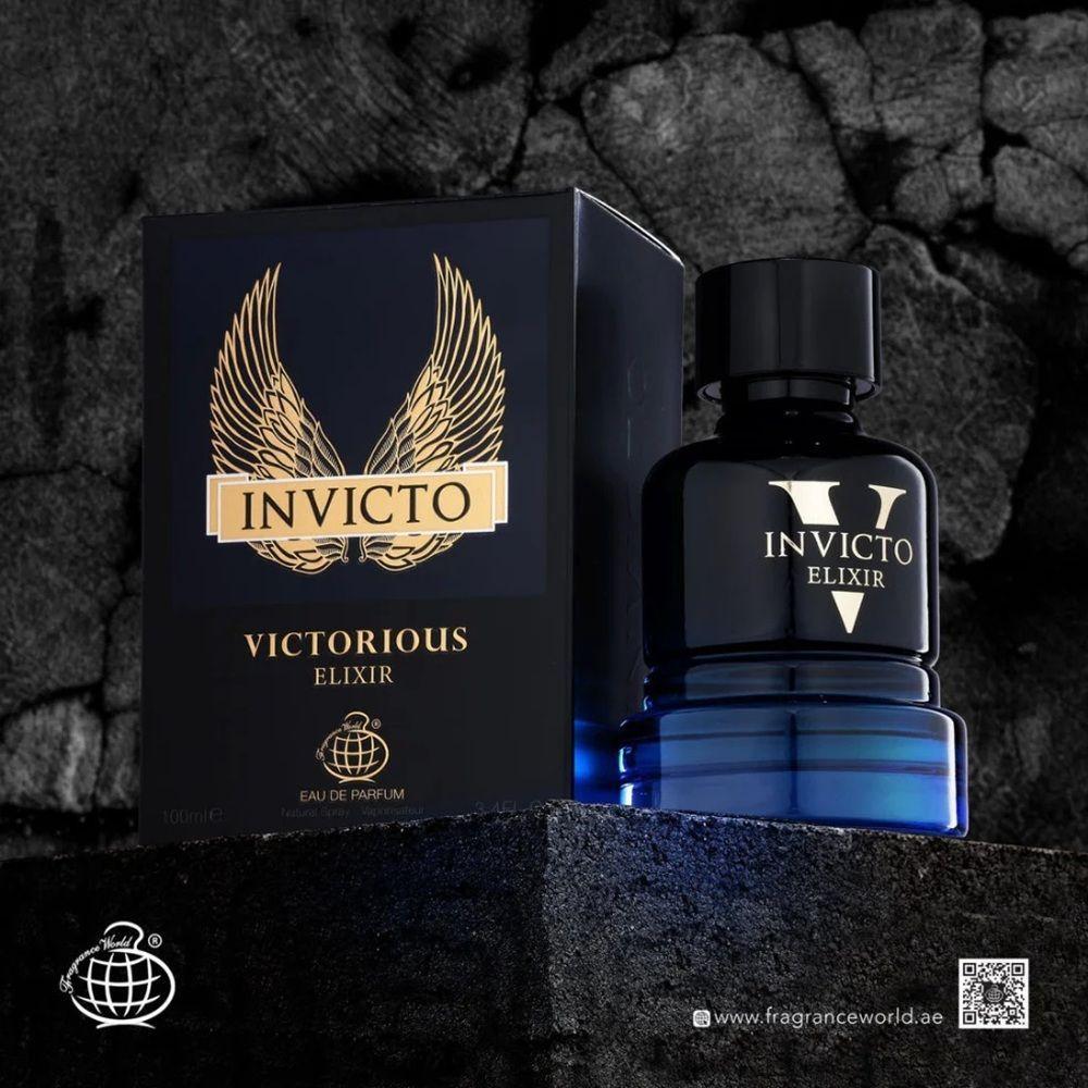 Perfume Fragrance World Invicto Victorious Elixir EDP 100 Ml Hombres-1