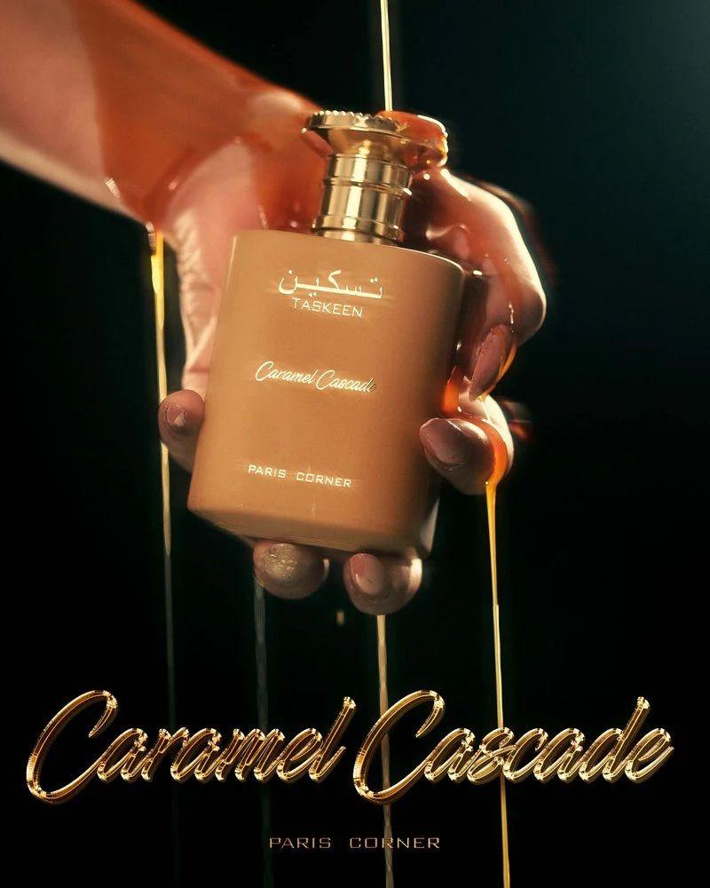Perfume Paris Corner Taskeen Caramel Cascade EDP 100Ml + DEO Spray 200Ml Unisex-2