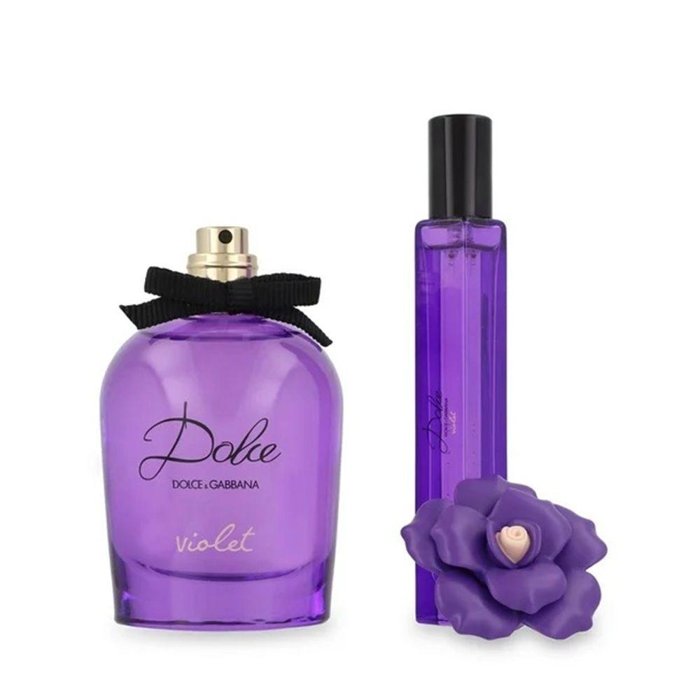 Perfume Dolce & Gabbana Estuche Violet EDT 75 Ml + Mini EDT 10 Ml Mujer-2