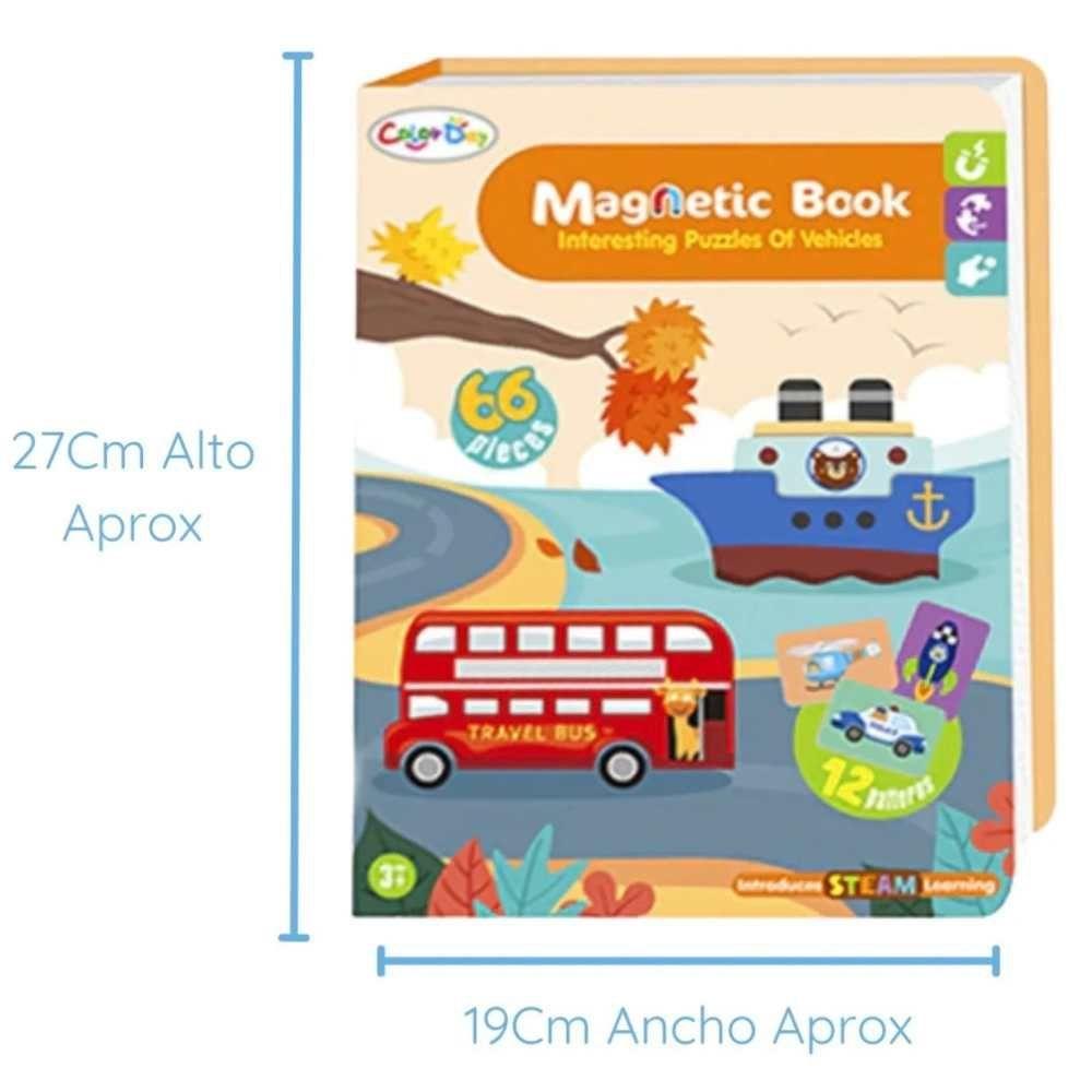 Juego Didáctico Set Piezas Magnético de Vehículos-5