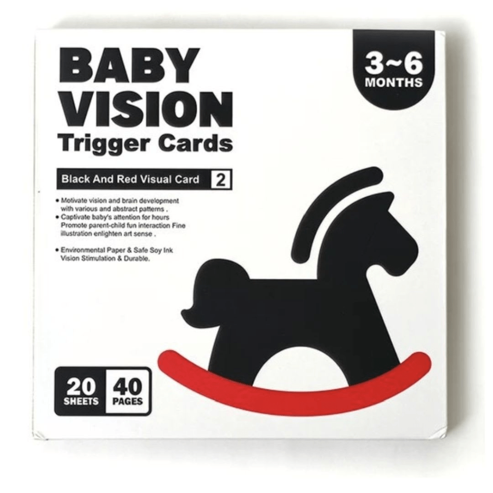 Tarjetas Estimulación Visual Bebé con Colores Formas Nivel 2 (3 a 6 meses)-0
