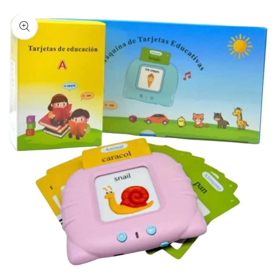 Lector de Tarjetas Educativas Interactivo Inglés Español para Niños-3