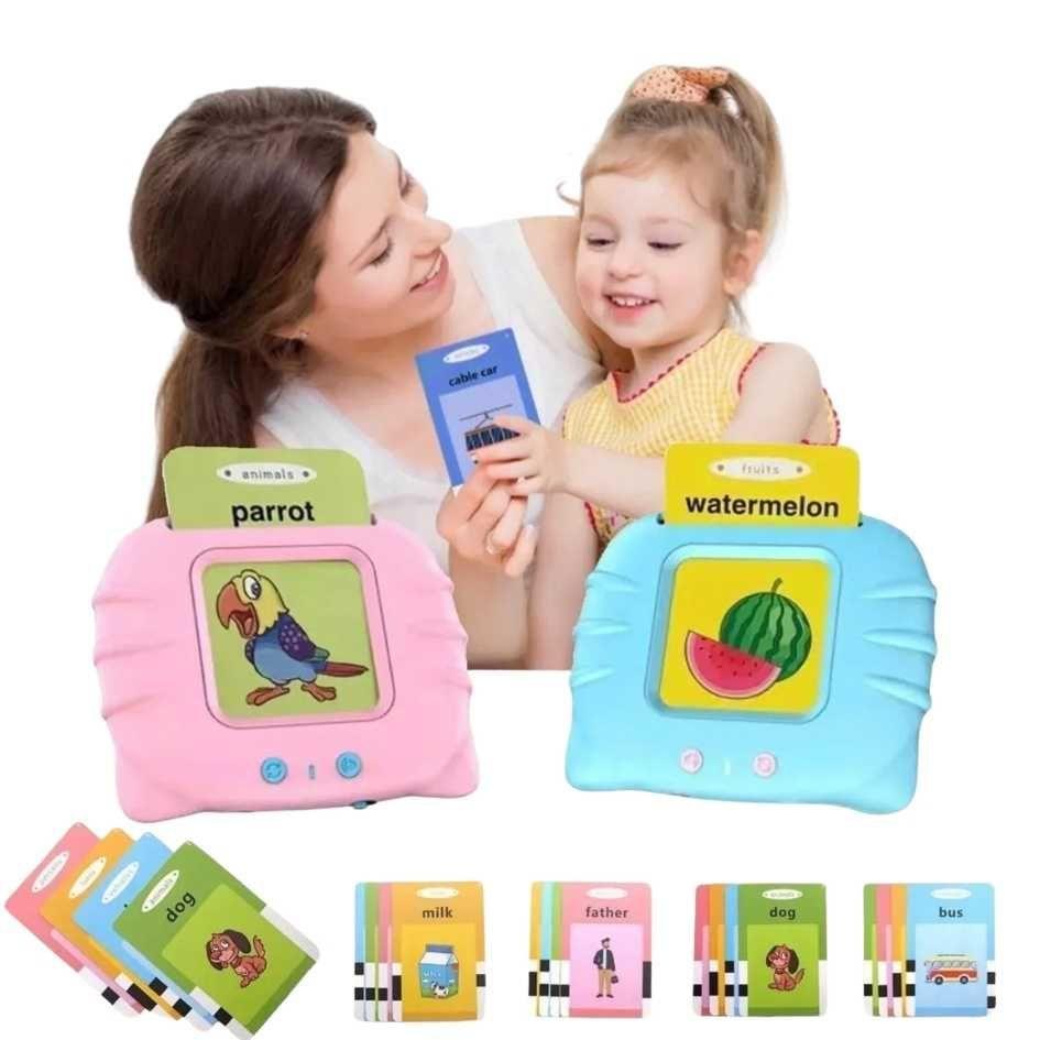 Lector de Tarjetas Educativas Interactivo Inglés Español para Niños-5