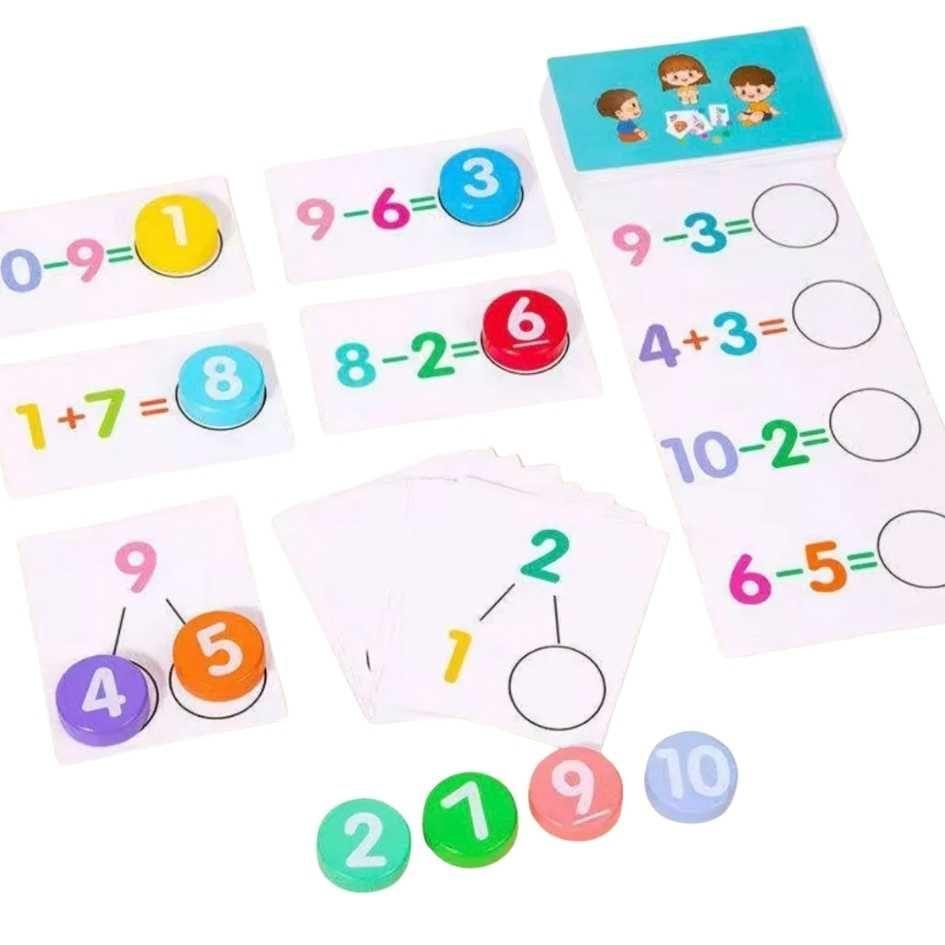 Juego De Madera Didactico Aprender Matematica Sumar y Restar-3