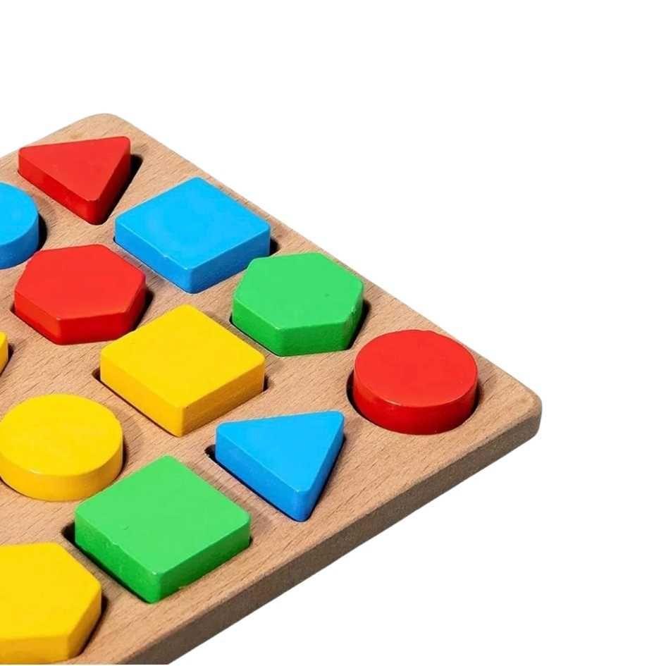 Juego de Madera Set de Encaje de formas y colores-2