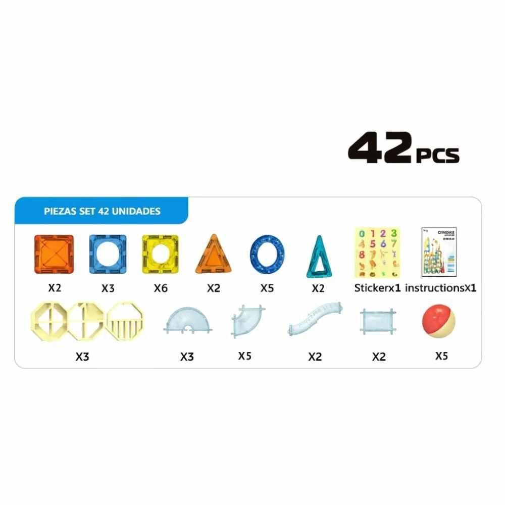 Juego de Bloques Magnéticos 42 piezas-3
