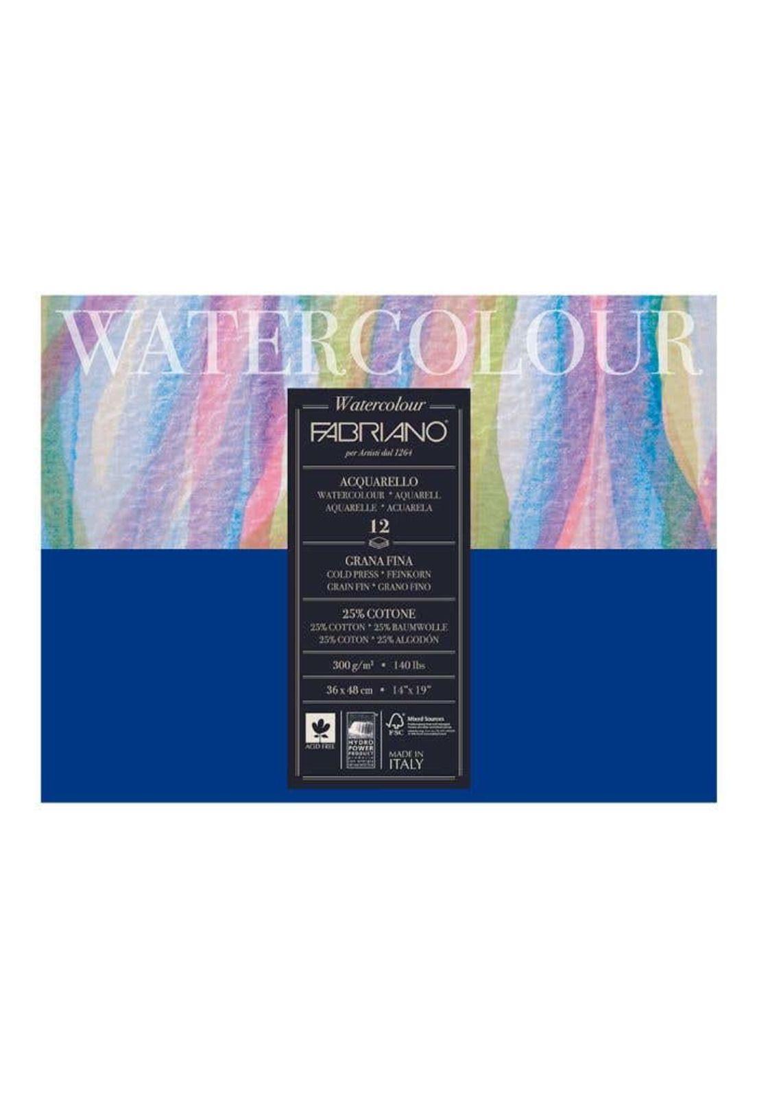 Bl.Fabriano Studio Acuare.36x48 12h 300g-0