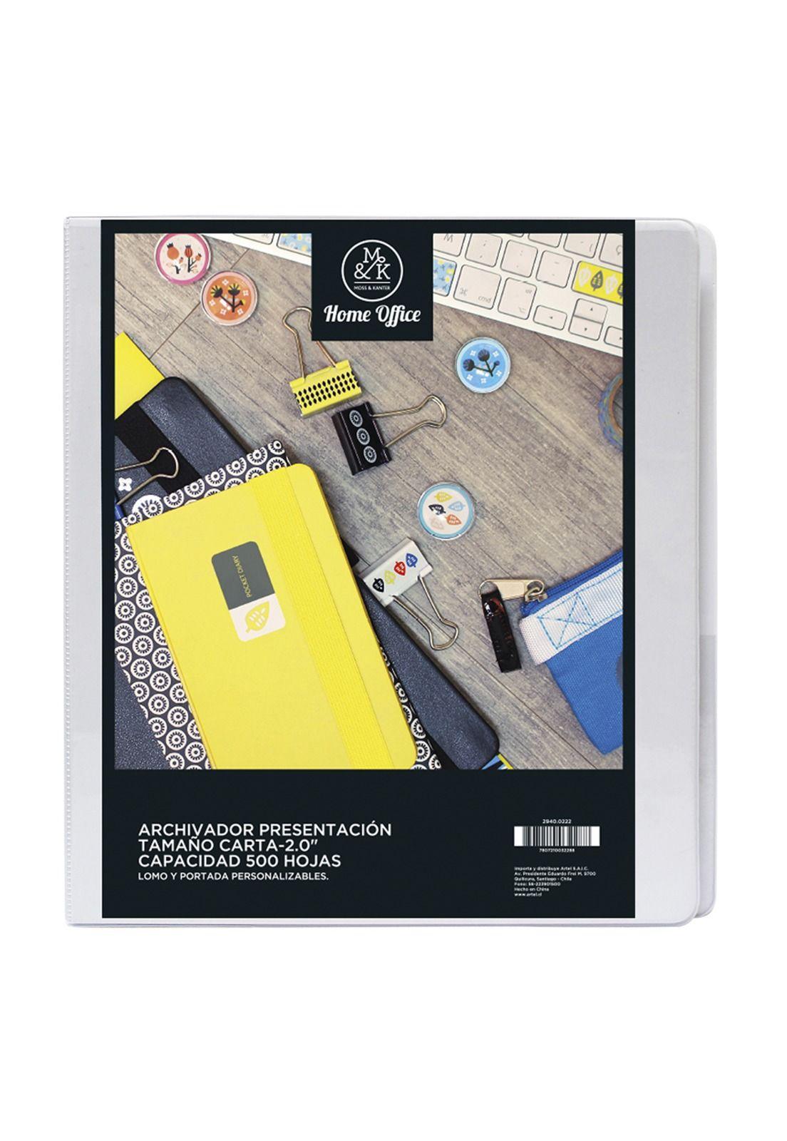 Archivador de Presentación 2 Aros 2" Carta Artel-0