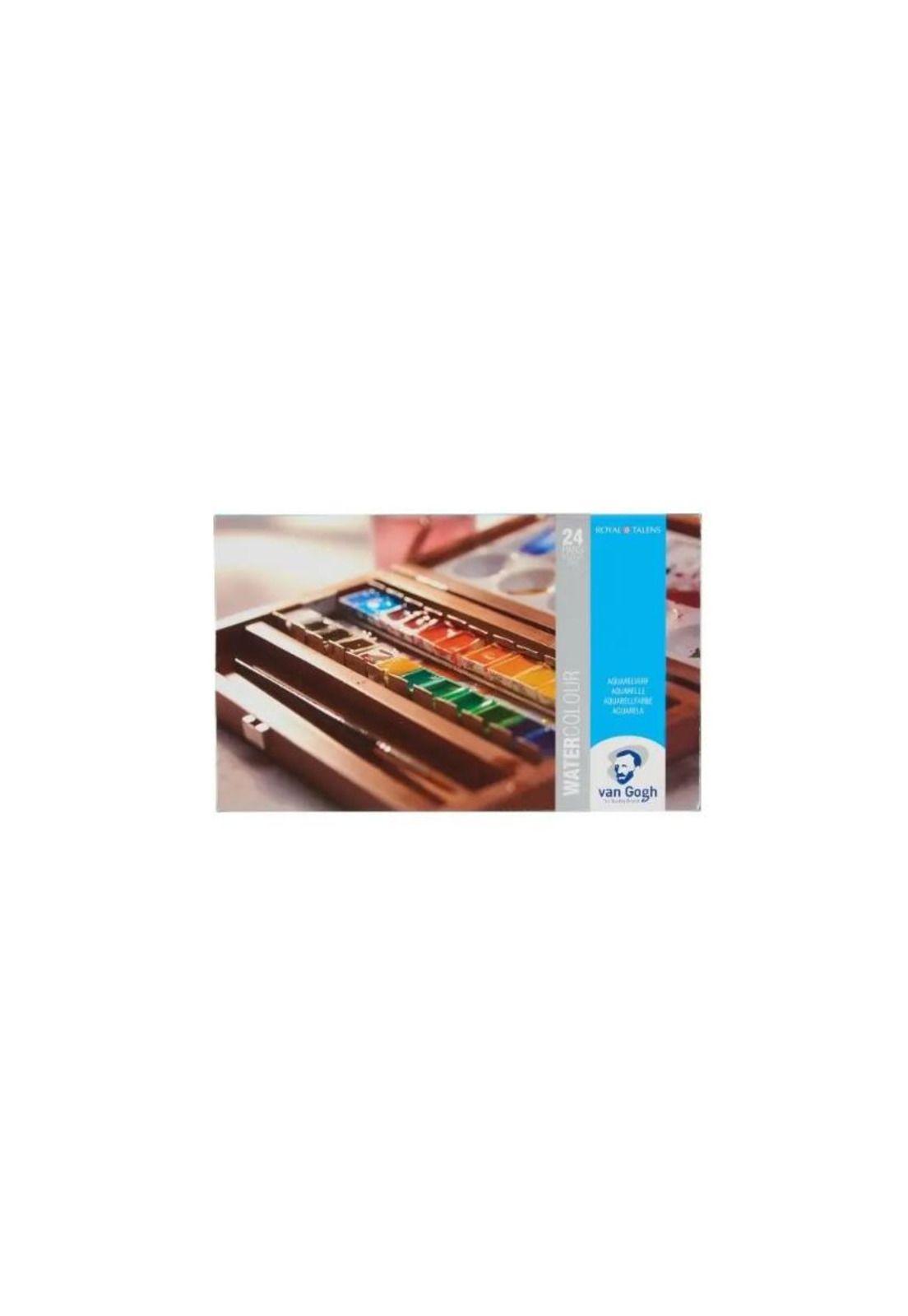 Set Acuarela van Gogh 24 col pasti+3 acc-0