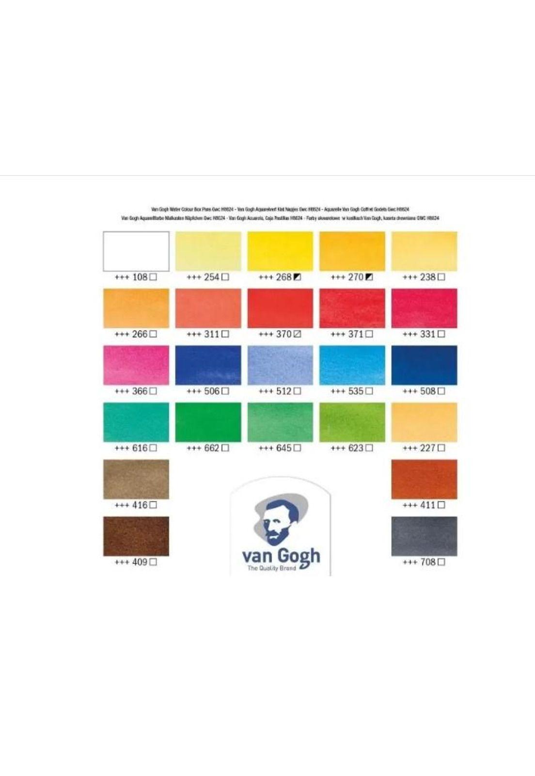 Set Acuarela van Gogh 24 col pasti+3 acc-1