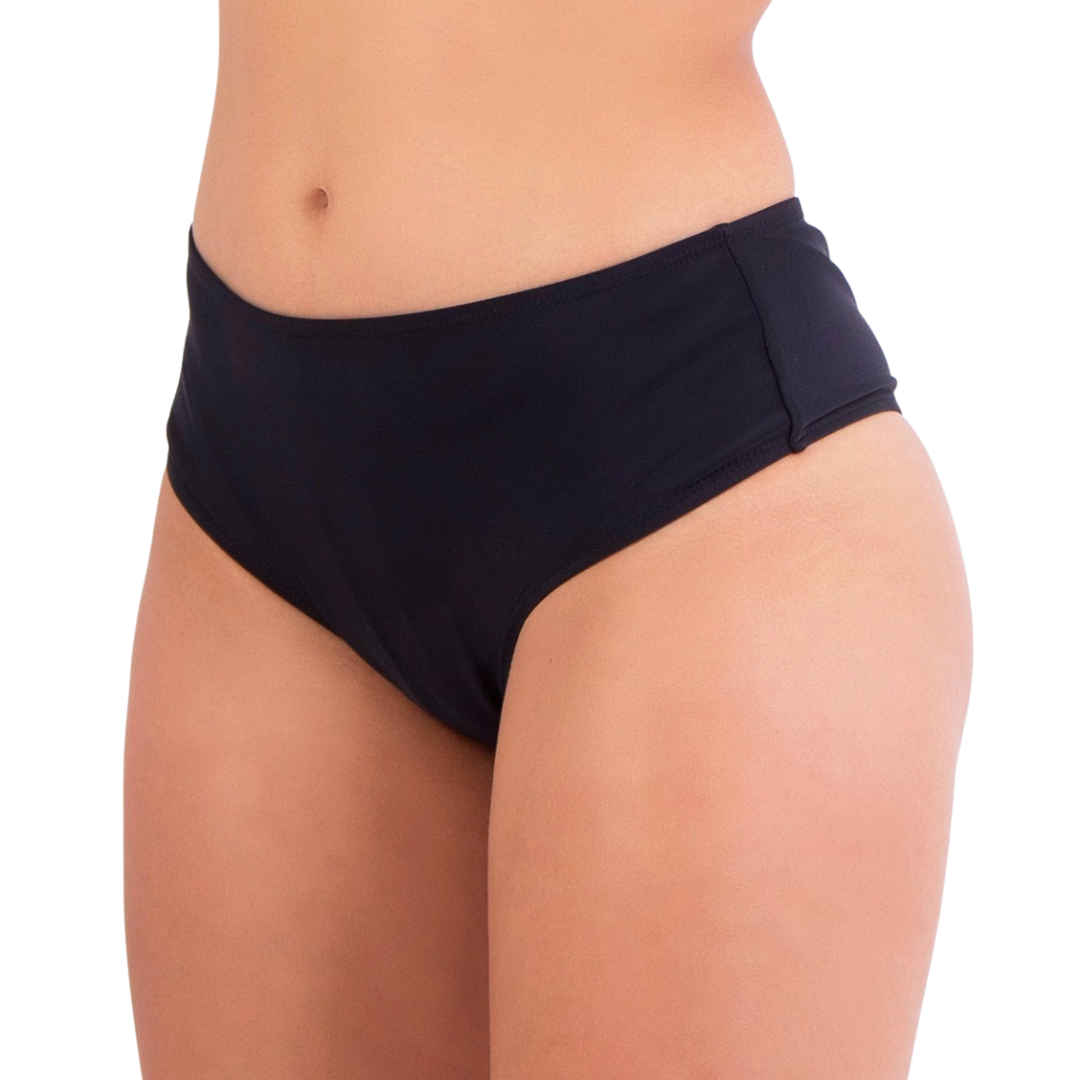 Tanga traje de baño culotte tiro medio-0