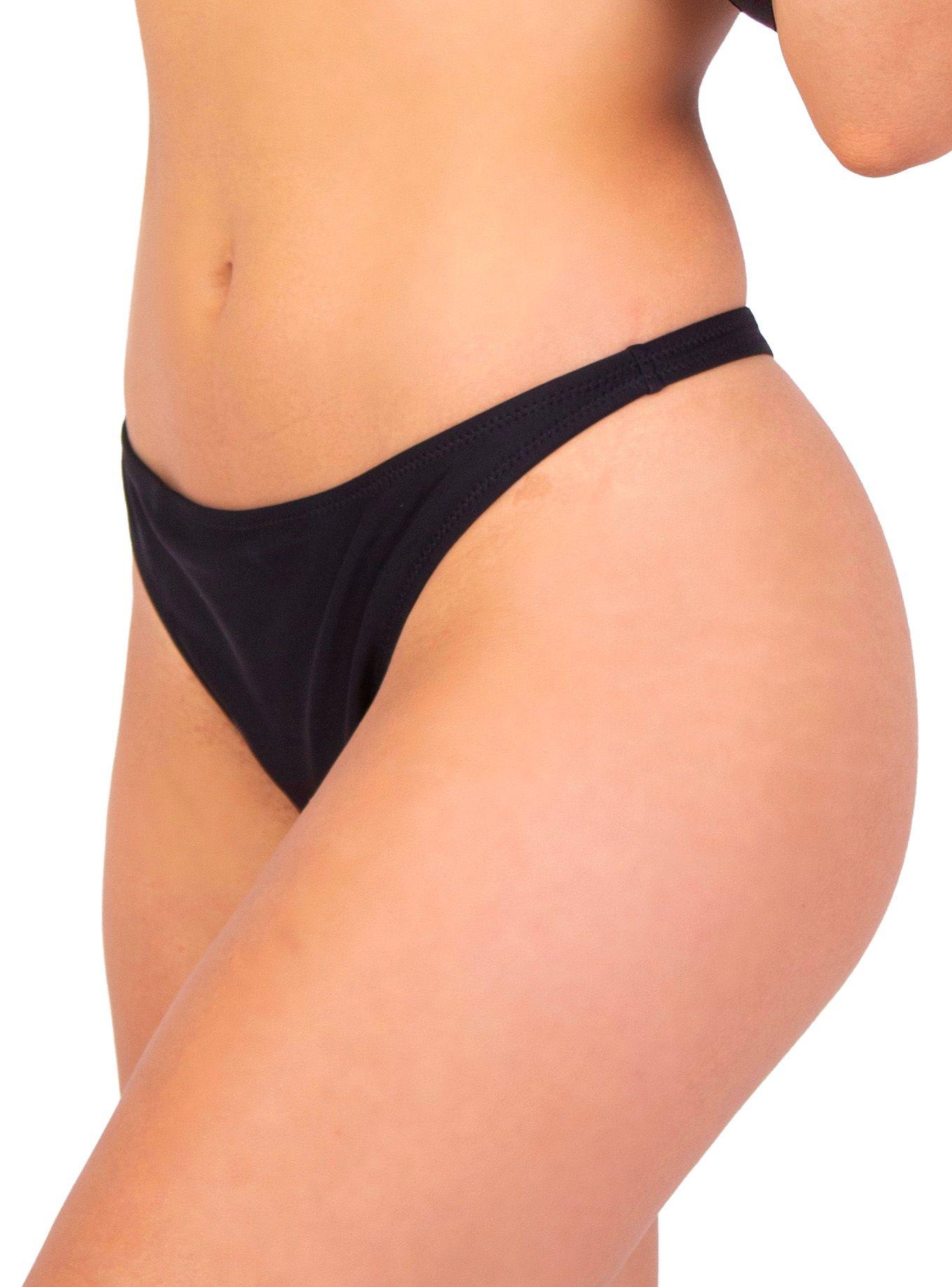 Parte de abajo bikini colaless negro-0