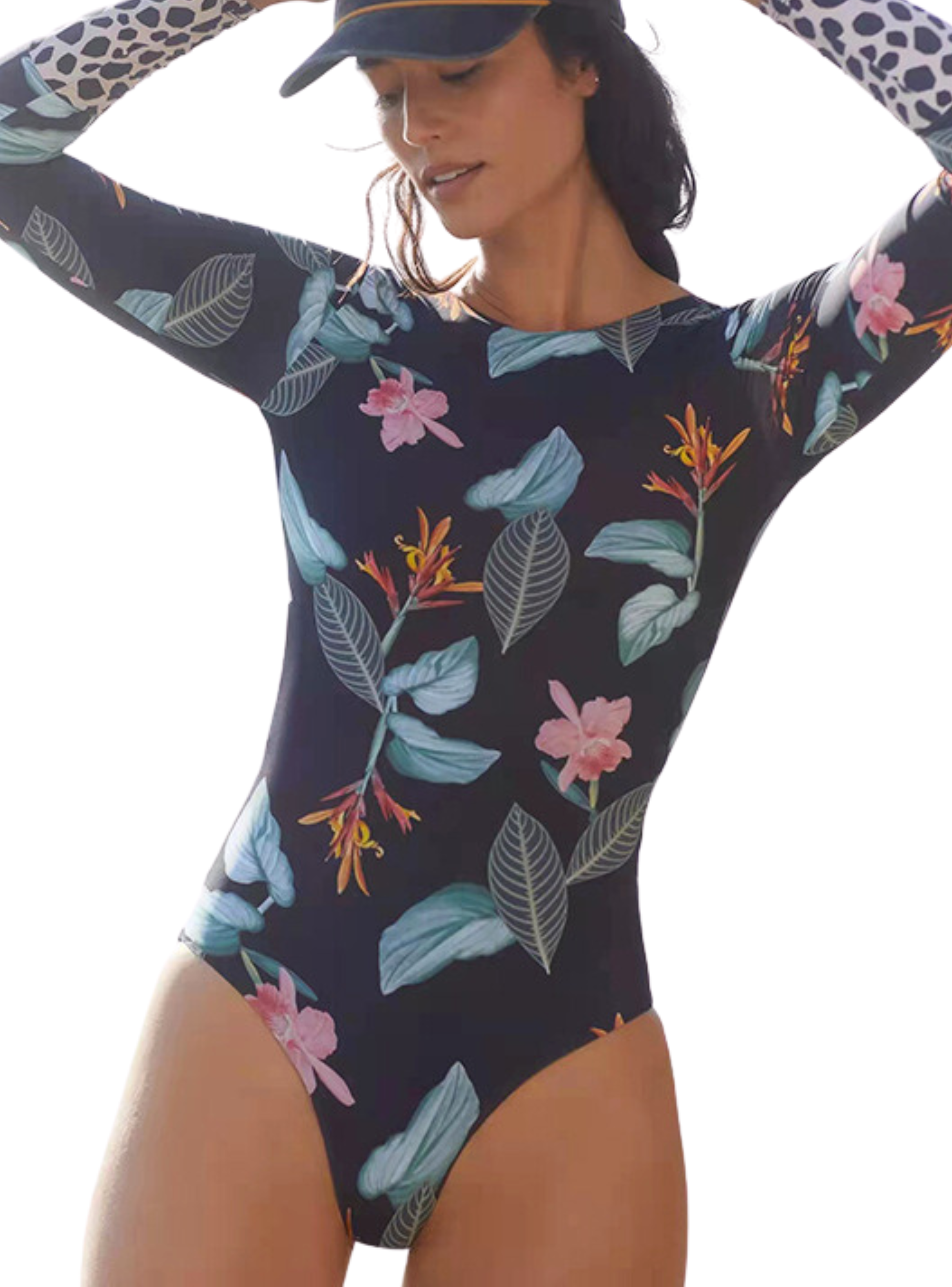 Traje de baño Surfer Aruba manga larga-0