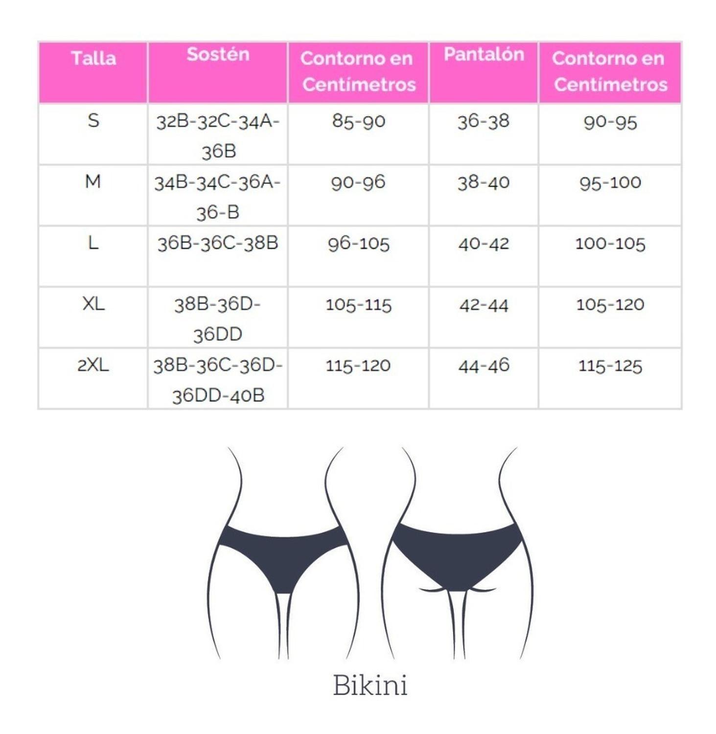 Traje De Baño Maria Floral Negro-4