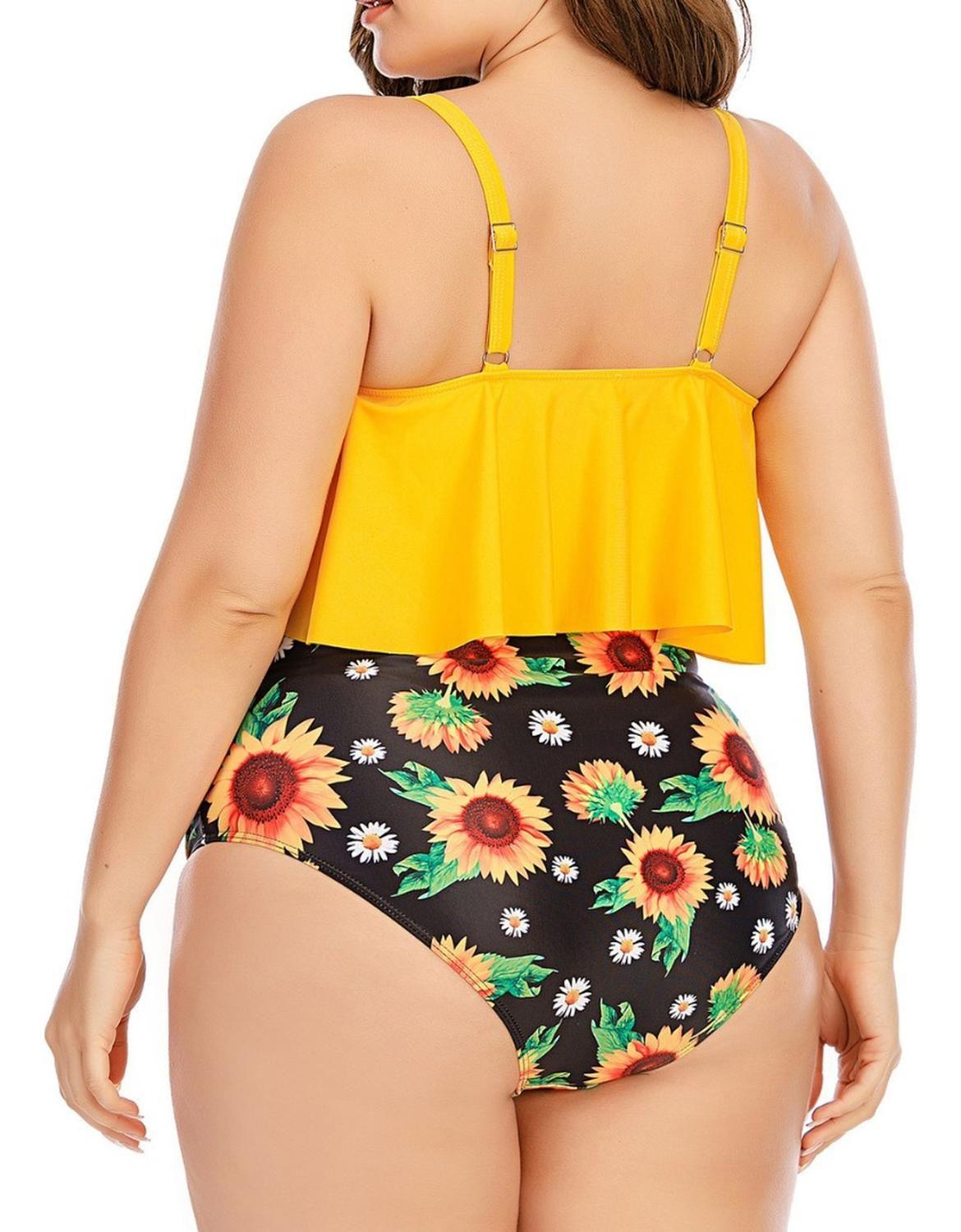 Bikini Tiro Alto Valhalla Girasol-3