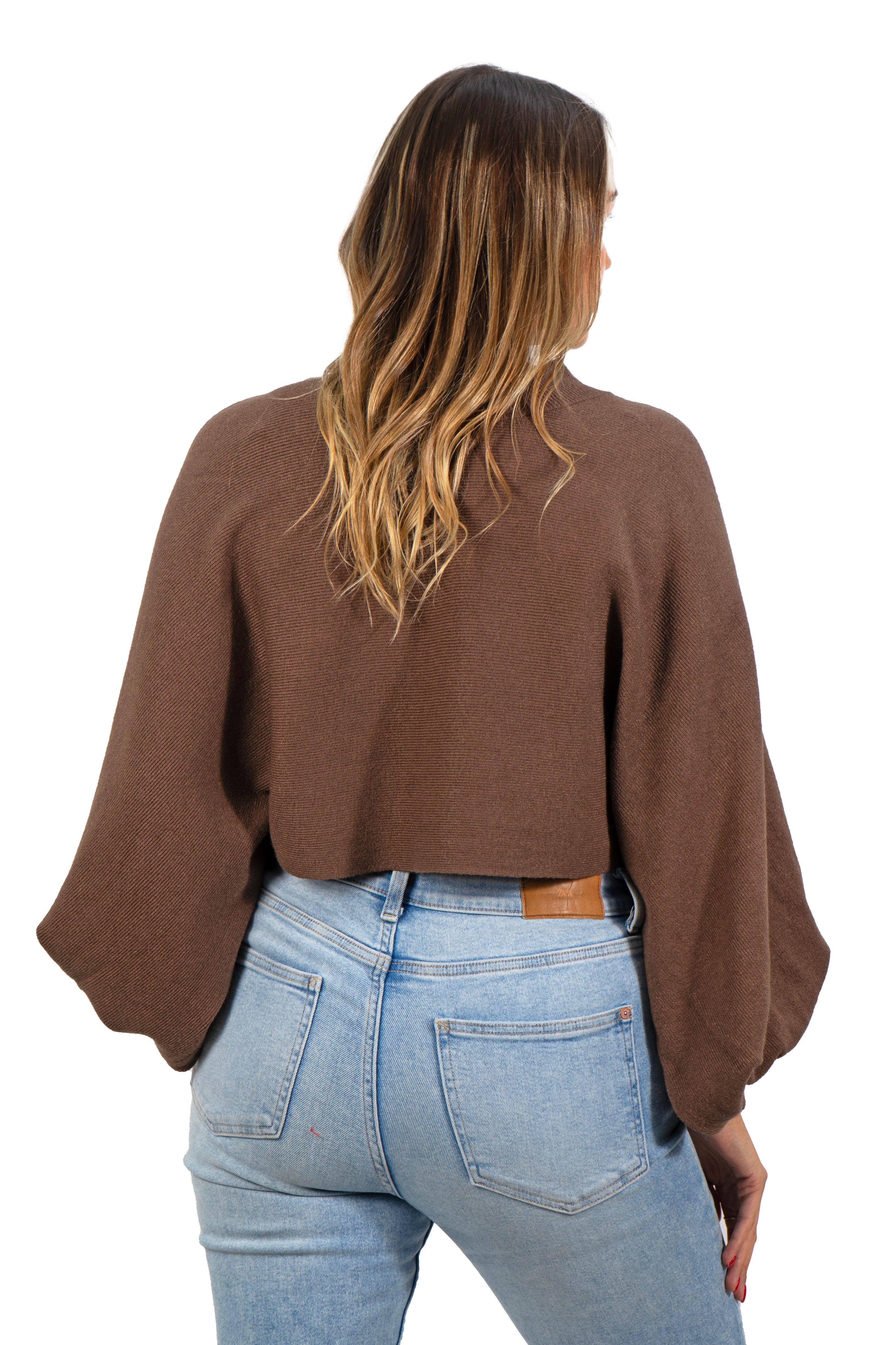 Sweater Pullover Mujer Manga globo colores-1