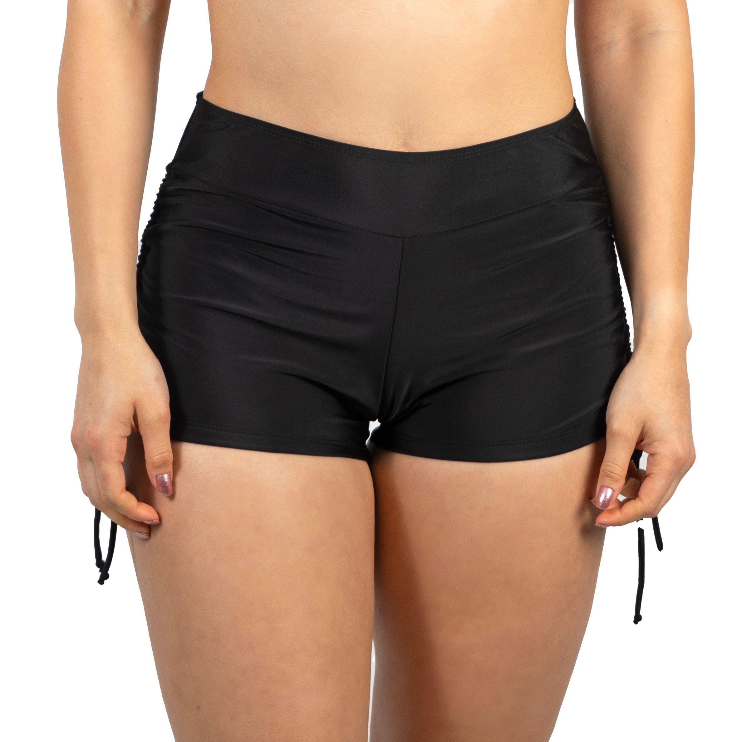 Parte de abajo Short tiro alto pretina con Straps Básico colores-2