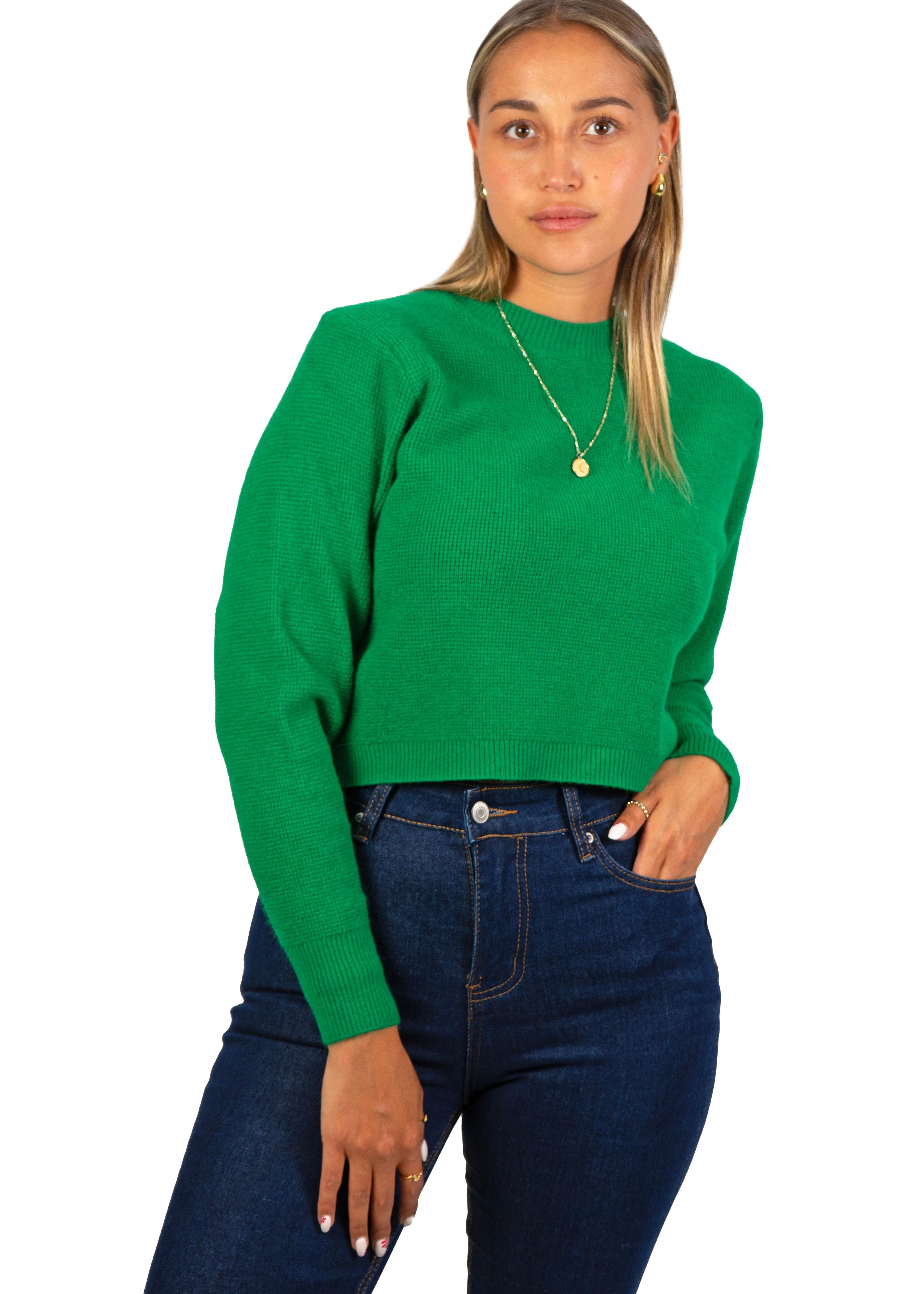 Chaleco mujer crop colores texturado Nissa-1