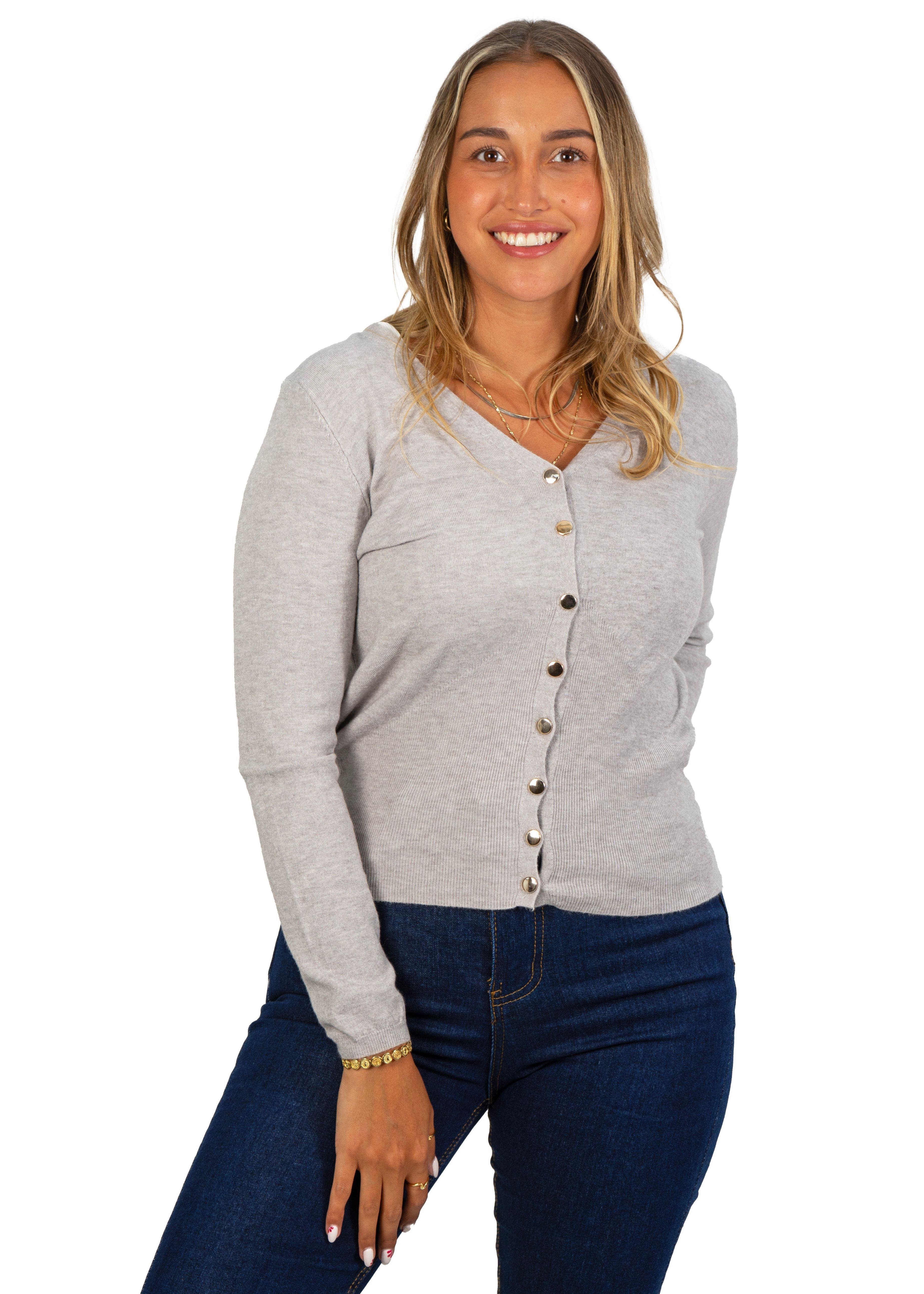 Chaleco mujer botones tapadito colores Atenea HIPSY-2