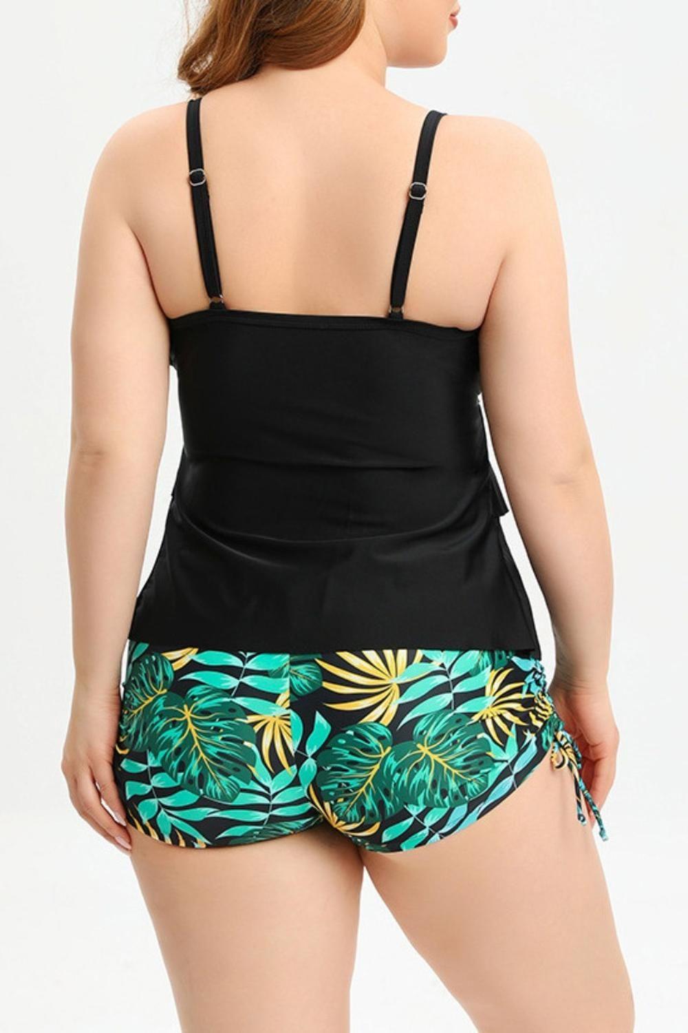 Tankini Mujer Short Diseño Mily Colores-2
