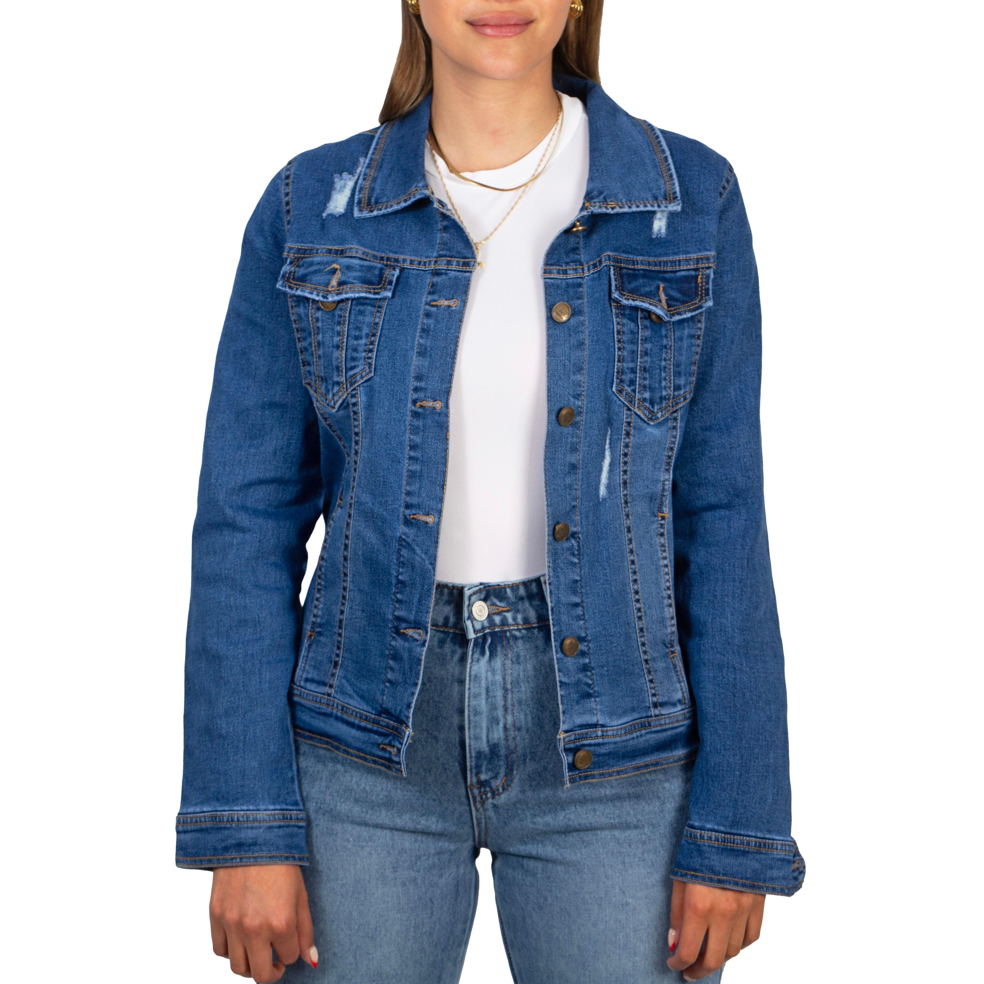 Chaqueta Mezclilla denim azul-2