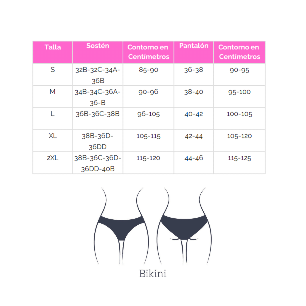 Parte de abajo de bikini straps Satín 3 colores-3