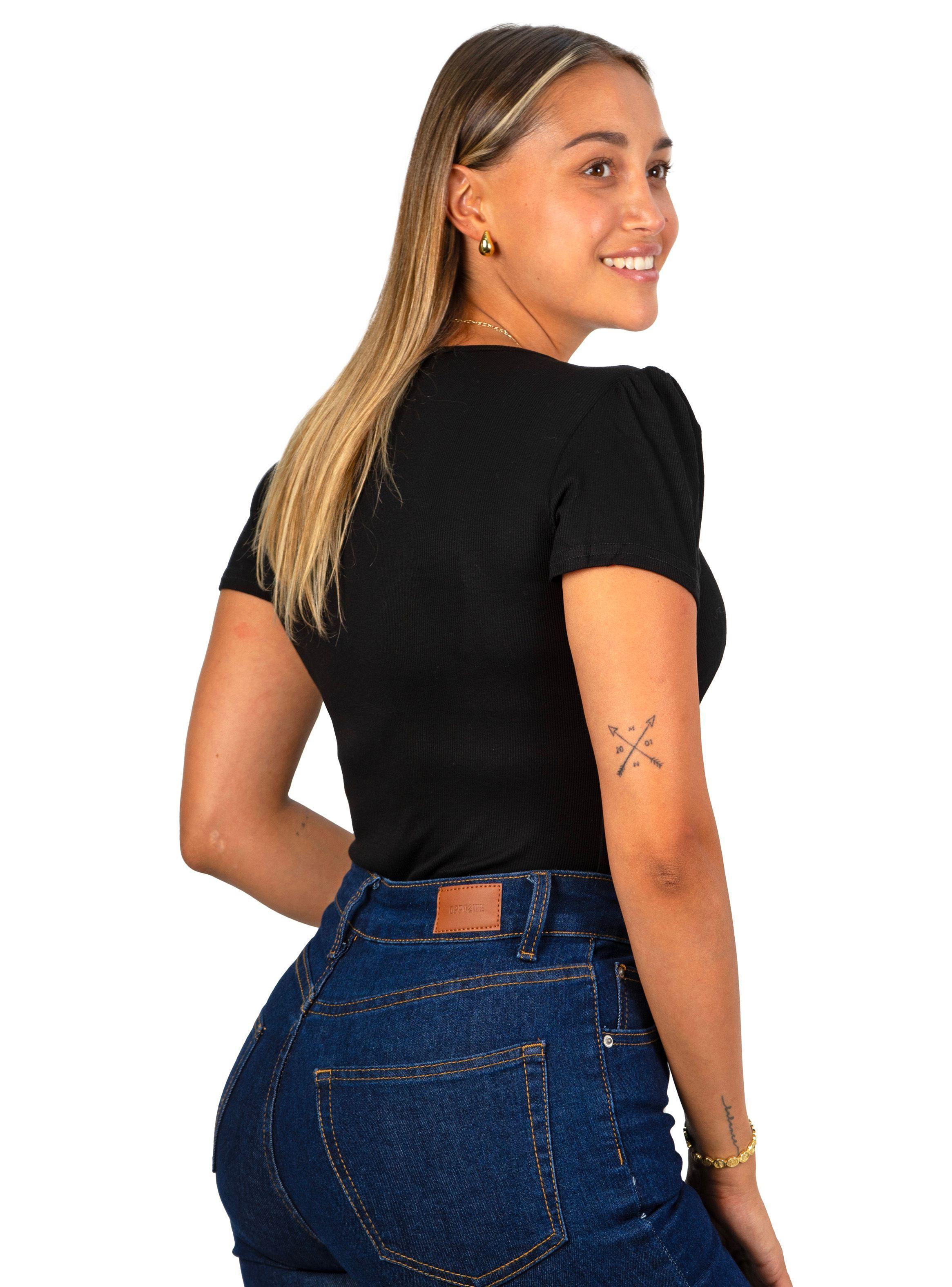 Body mujer básico escote corazón HIPSY-4